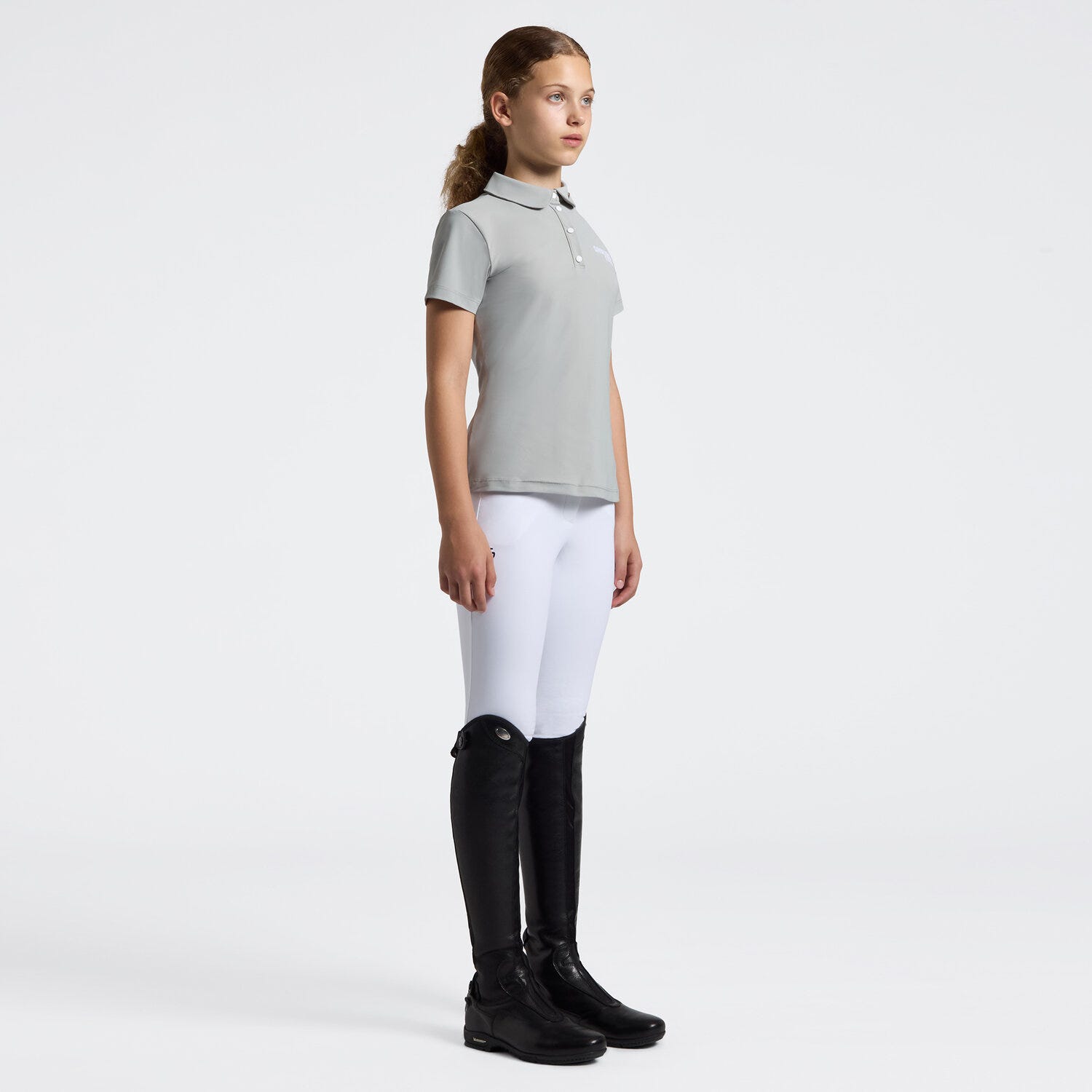 Girl's Training Polo with Embroidery| Cavalleria Toscana