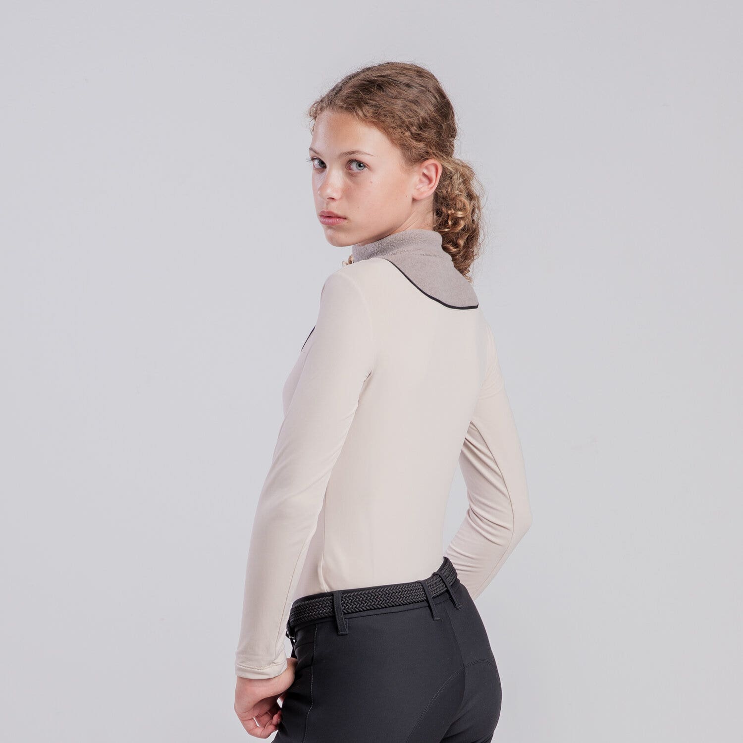 Cavalleria Toscana Girls’ training polo with inserts RAINYDAY/CIPRIA-3