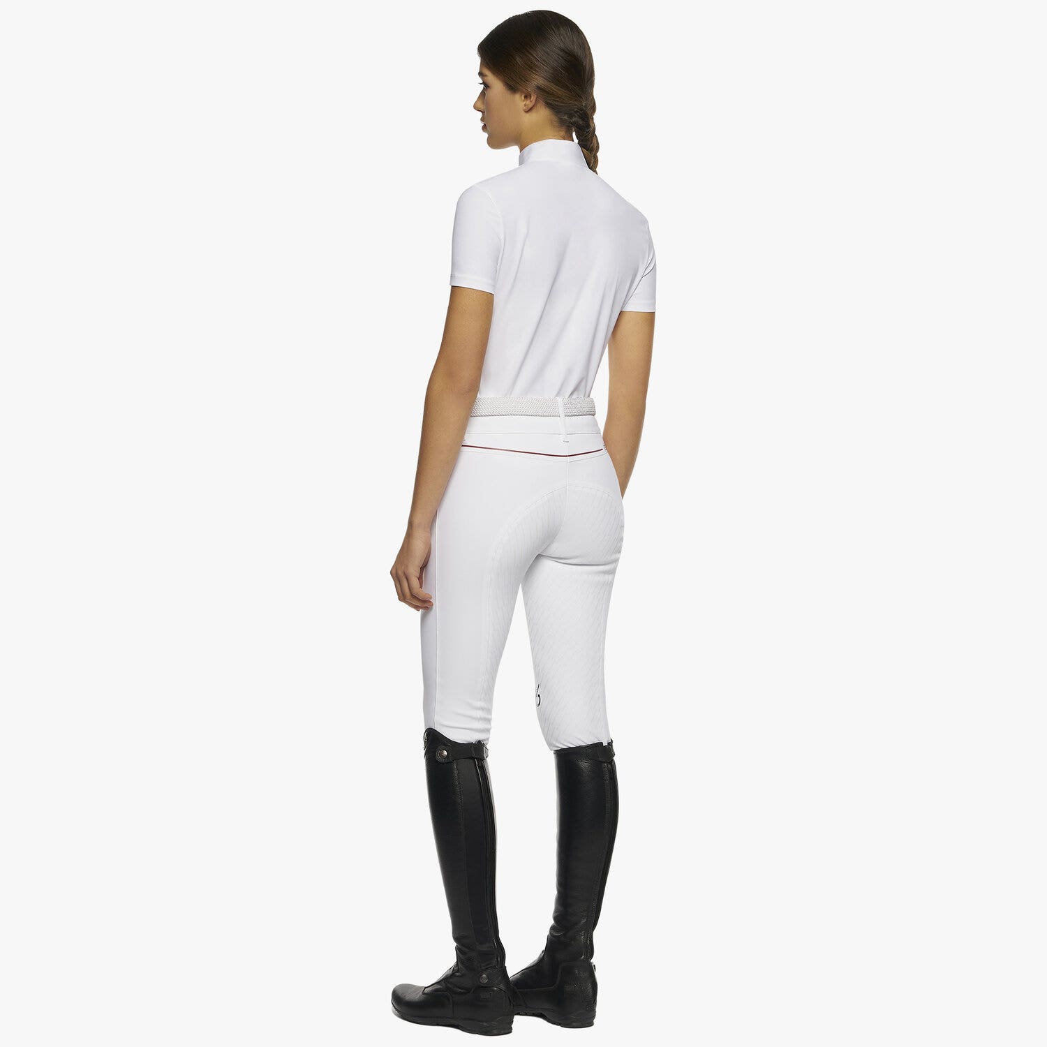 Cavalleria Toscana Women's CT Team Competition Polo WHITE-4