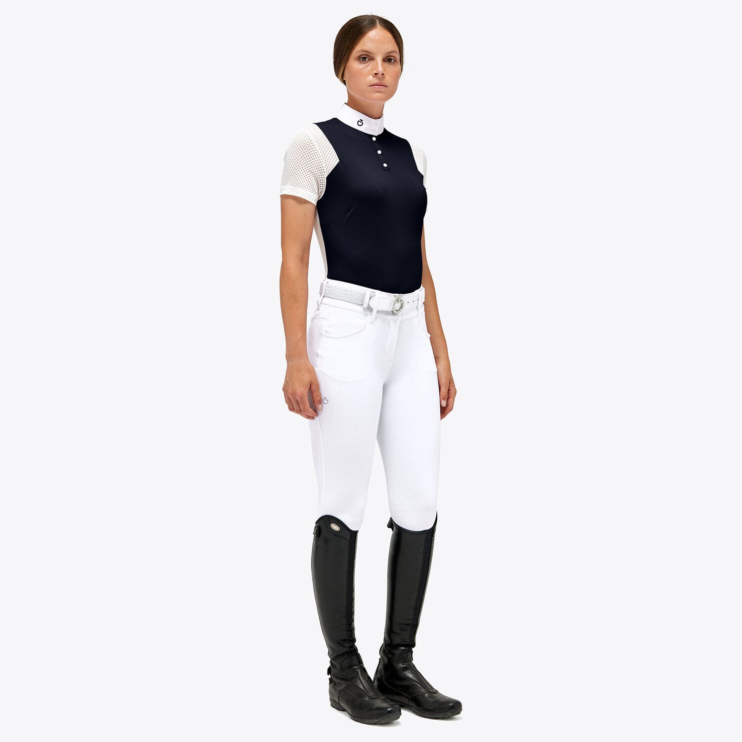 Women's light piqué competition polo shirt