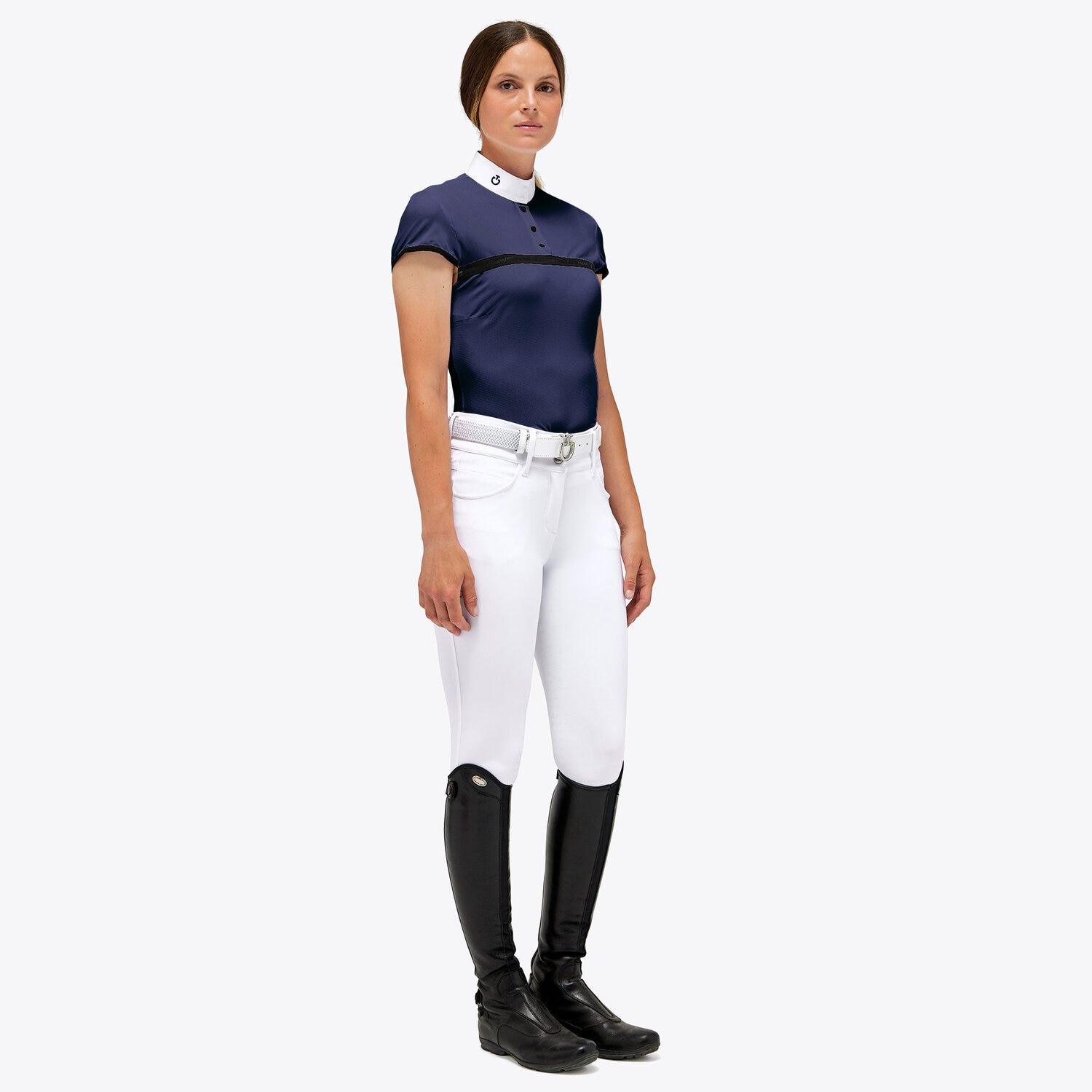 Women's mesh jersey competition polo