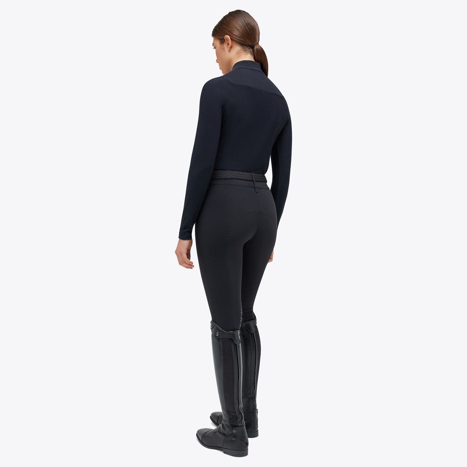 Cavalleria Toscana Polo da training donna BLACK-2