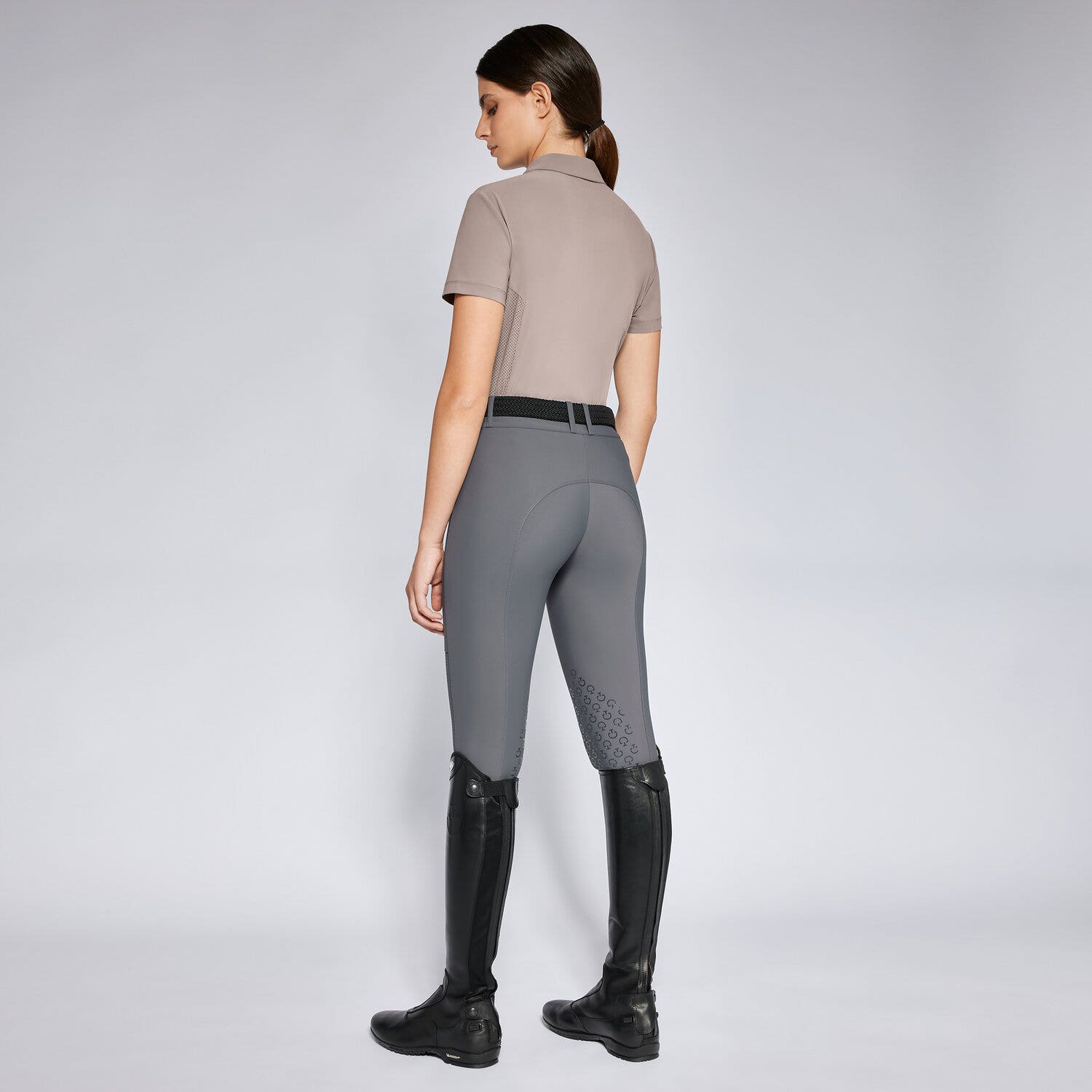 Cavalleria Toscana Women's training polo shirt TORTORA-2