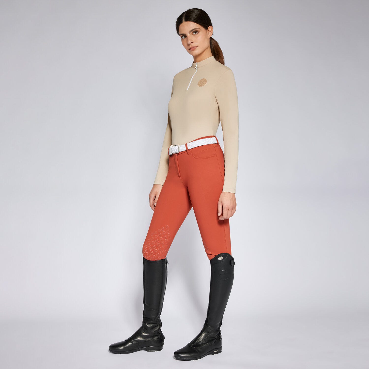 Women's training polo shirt