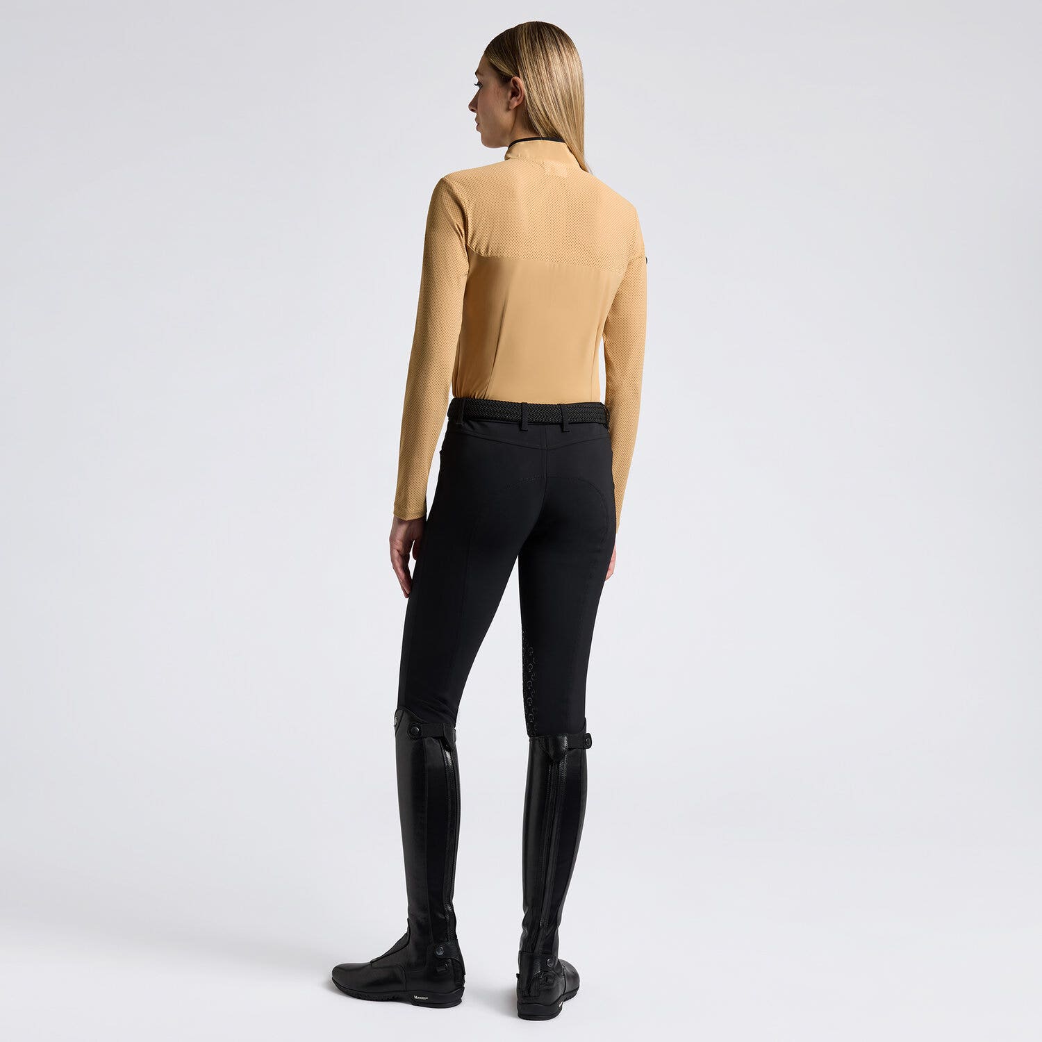 Cavalleria Toscana Cavalleria Toscana Women's Technical Training Polo TAN-2