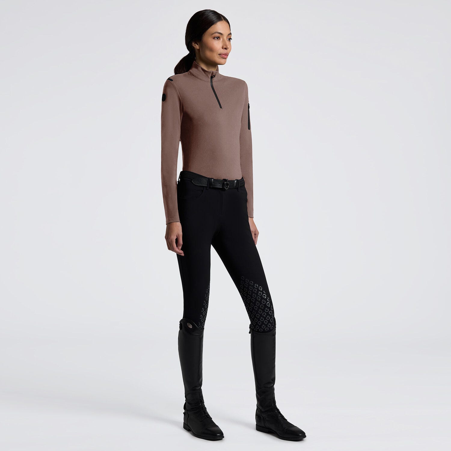 Cavalleria Toscana Women’s Long Sleeve Training Polo