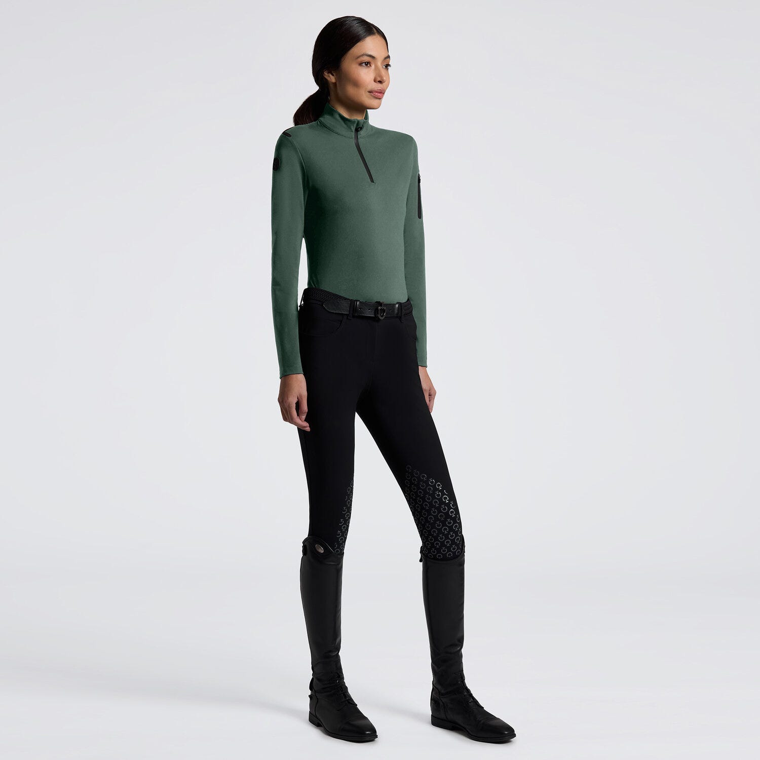 Cavalleria Toscana Women’s Long Sleeve Training Polo