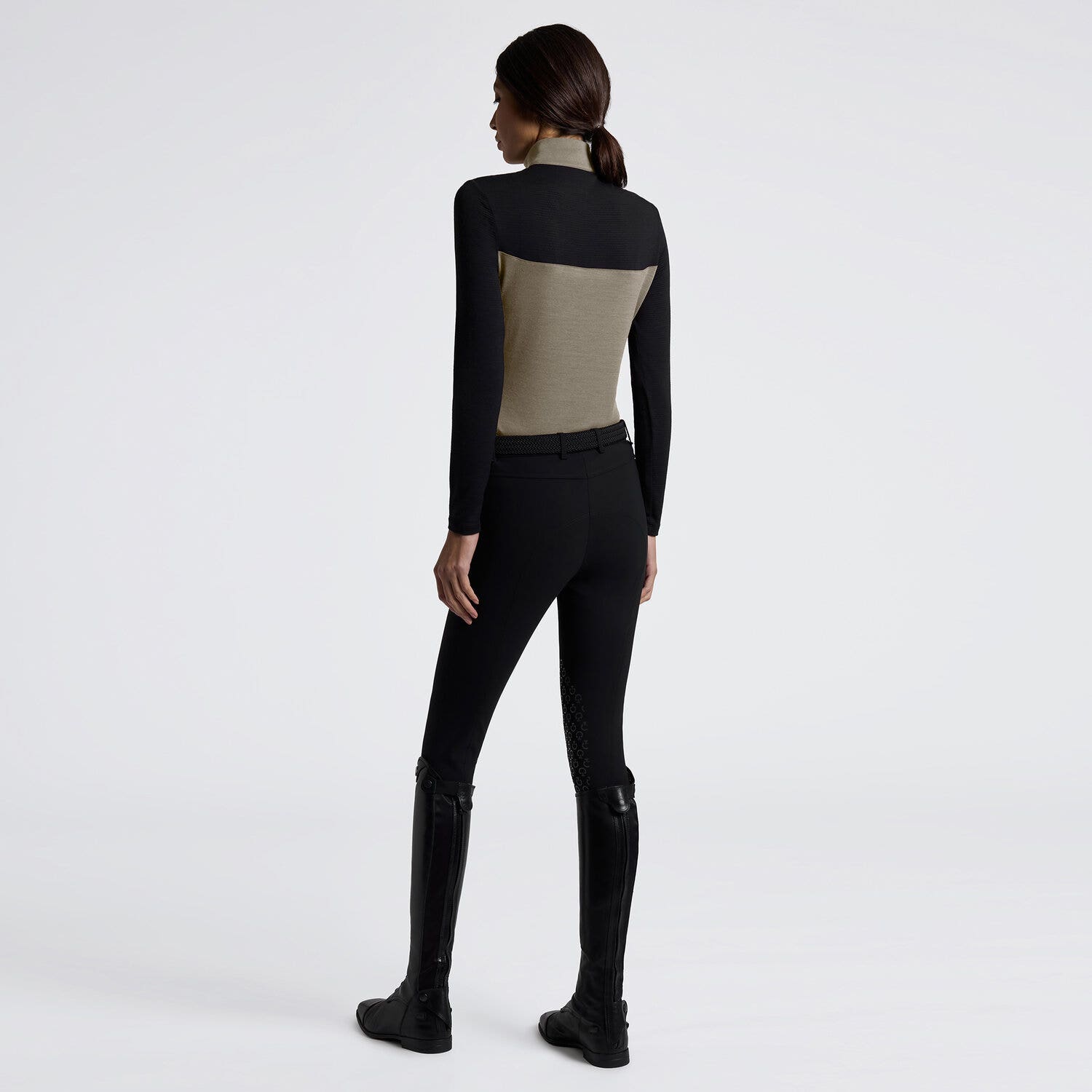 Cavalleria Toscana Cavalleria Toscana Women’s Technical Wool Training Polo 5E99-2