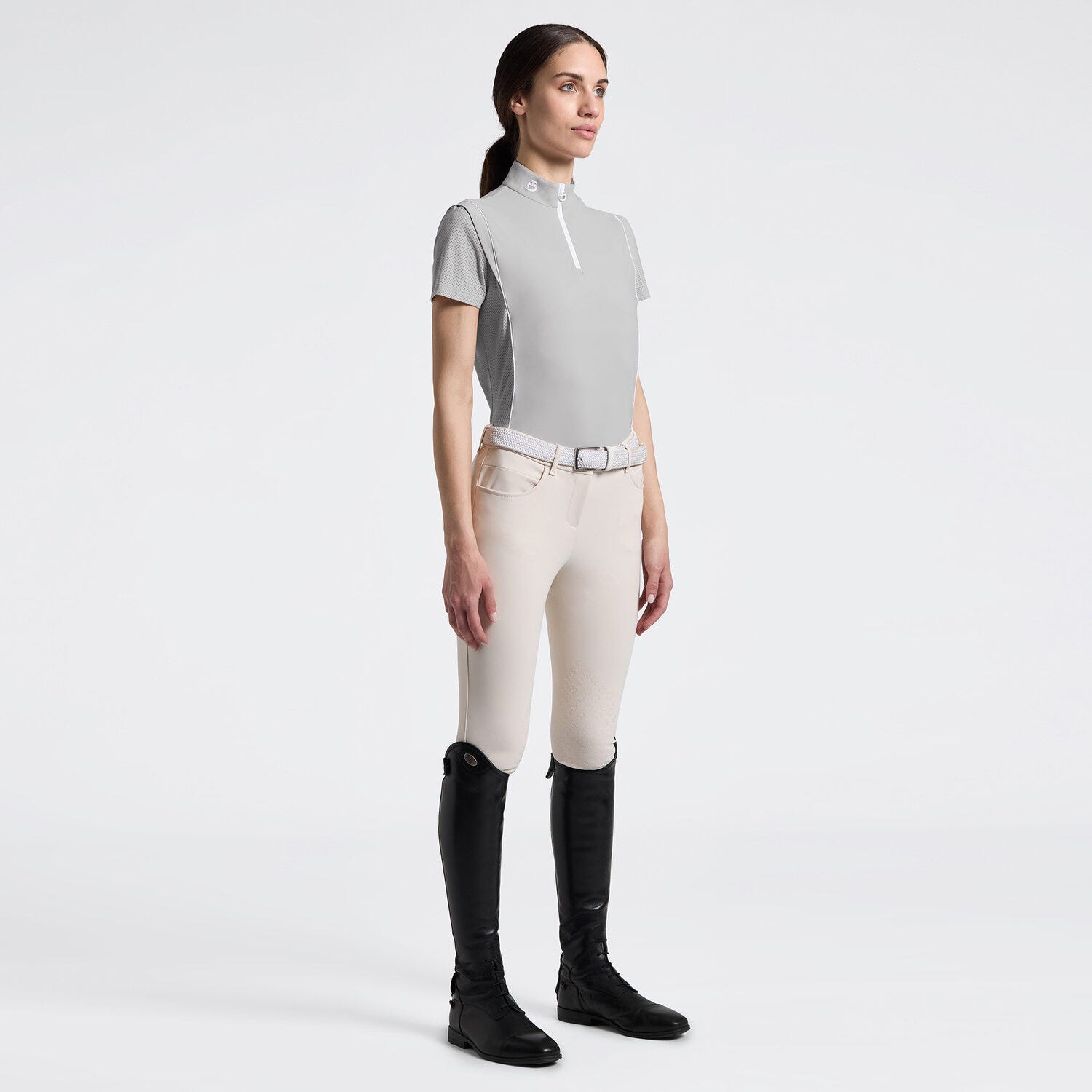 Women's Short Sleeve Training Polo in Jersey | Cavalleria Toscana