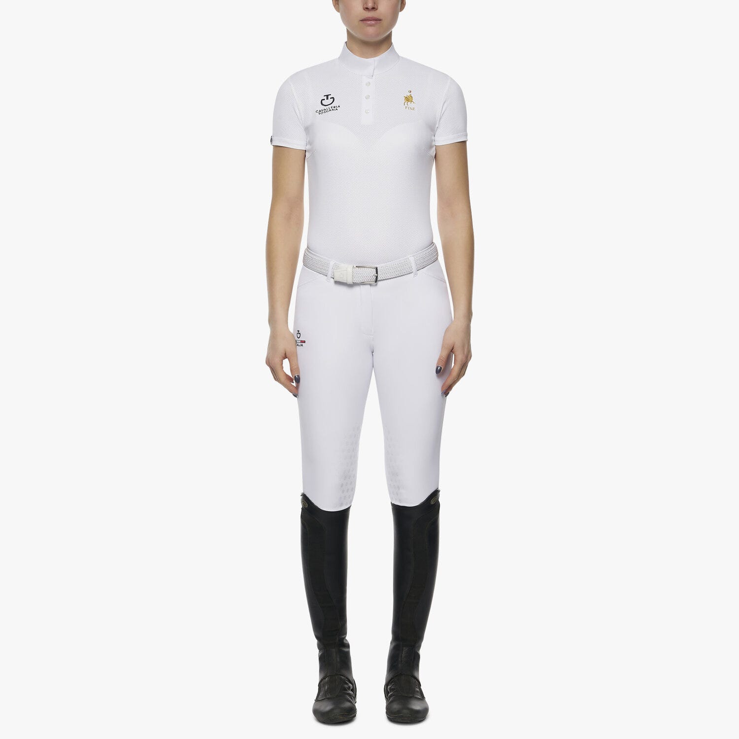 Women's FISE short sleeved competition polo