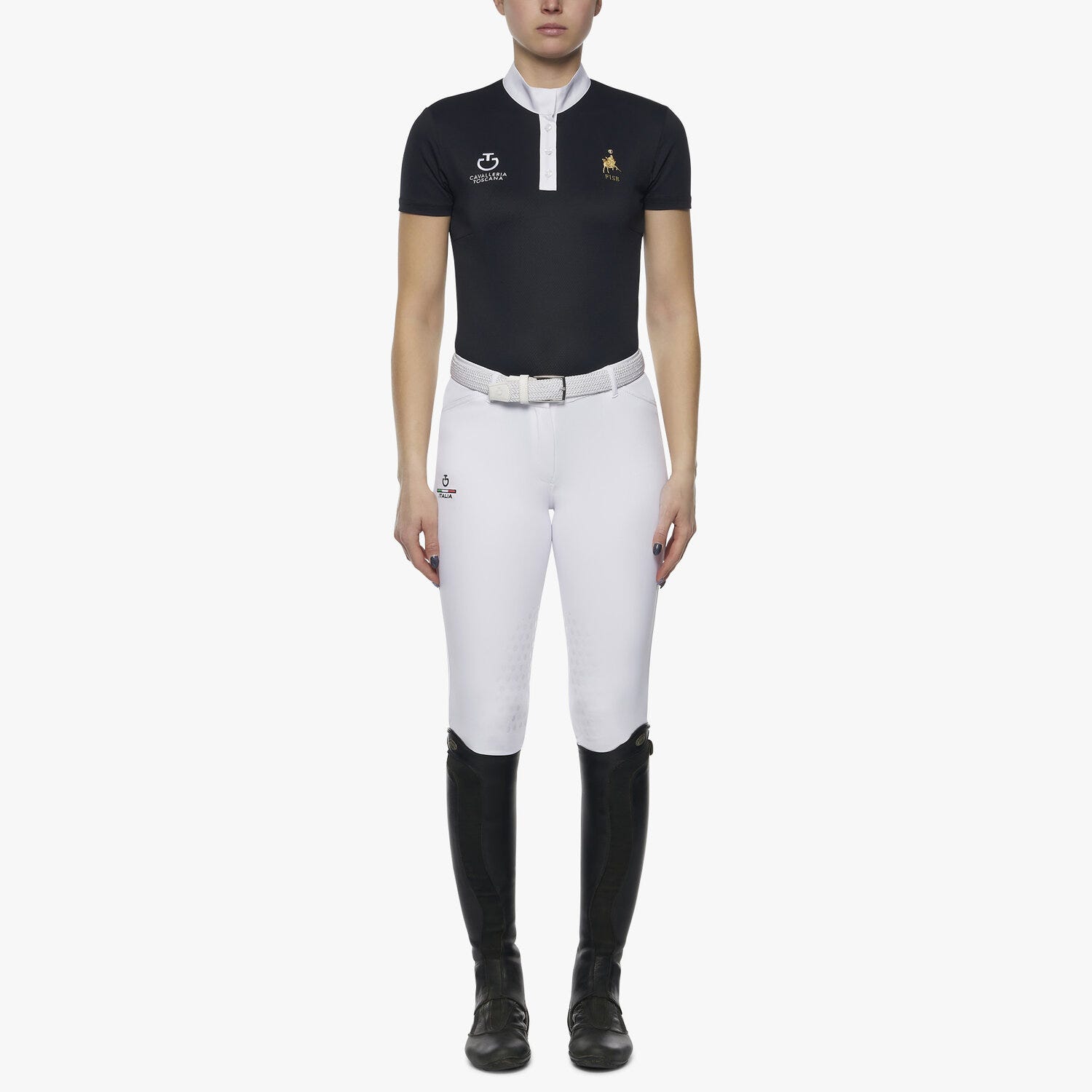 Women's FISE short sleeved competition polo