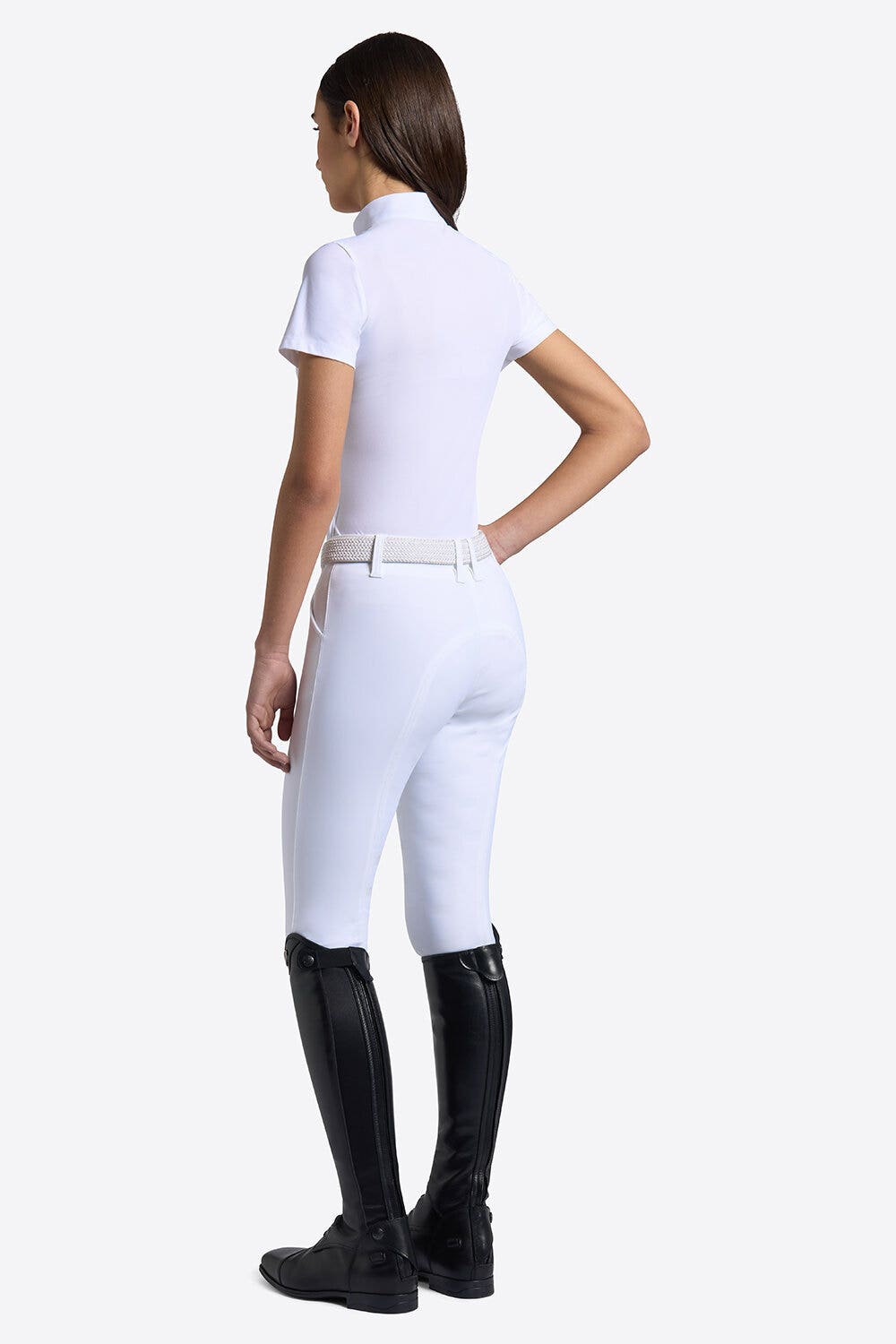 Rider's Gene Rider's Gene girl competition Polo WHITE-2