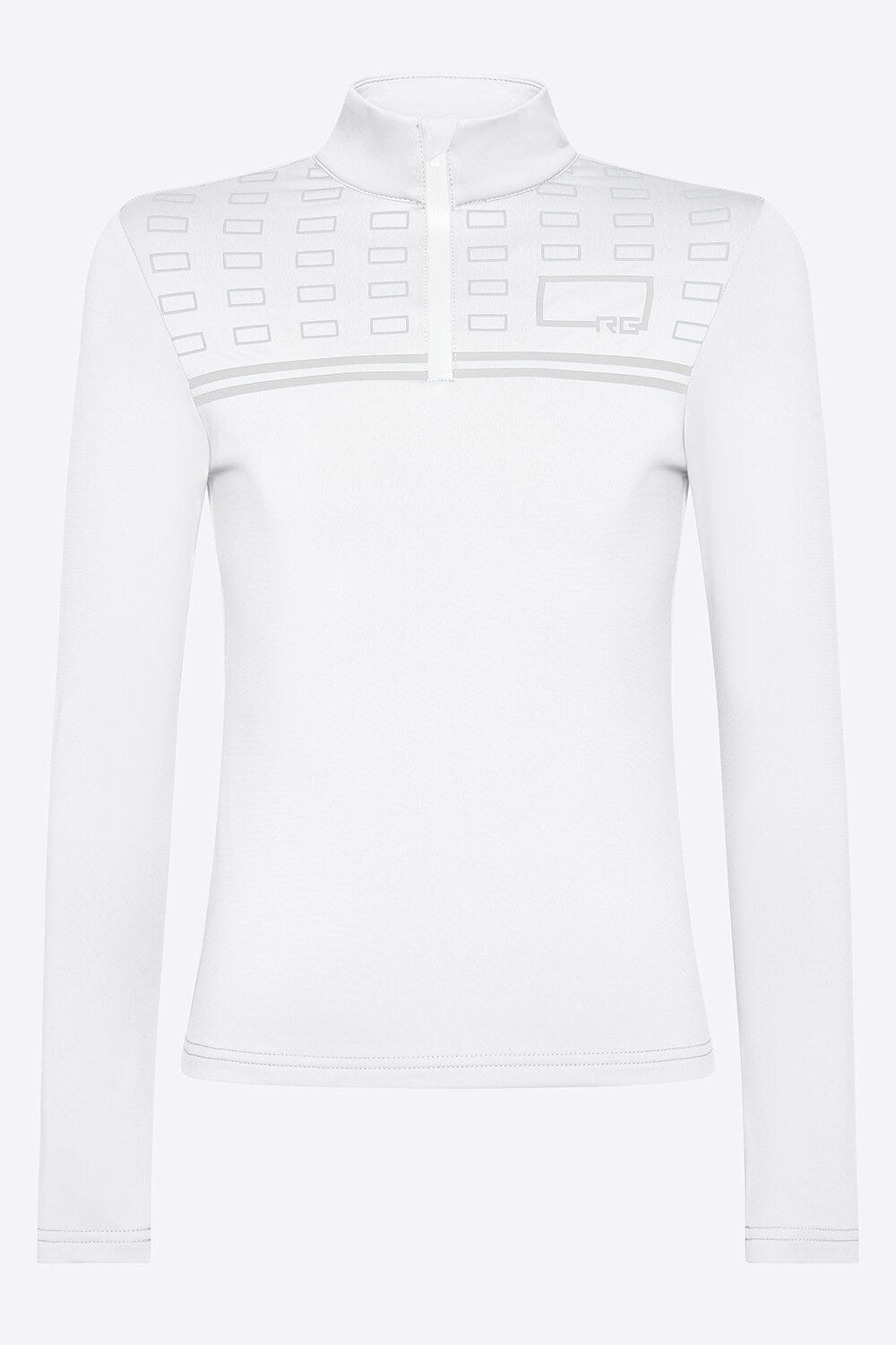 Rider's Gene Girl's Jersey Fleece Training Zip Polo