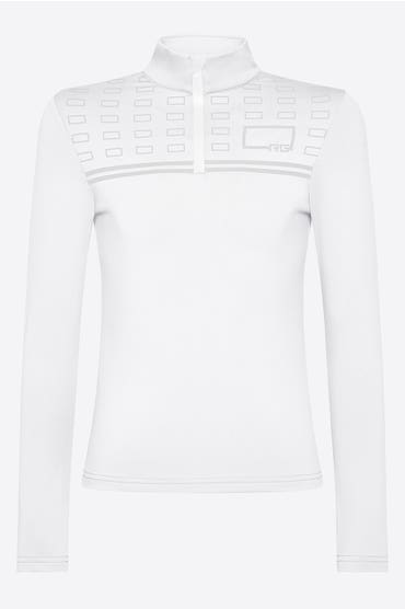 Rider's Gene Girl's Jersey Fleece Training Zip Polo