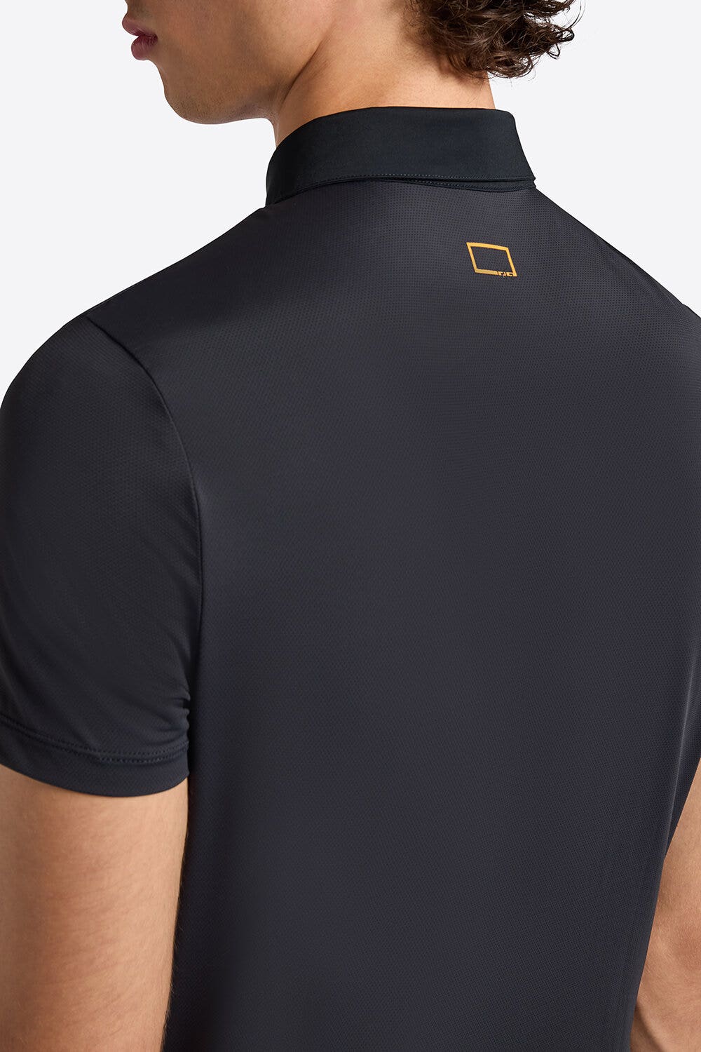 Rider's Gene Rider’s Gene Men’s Micro-Perforated Jersey Polo with Buttons NAVY-3