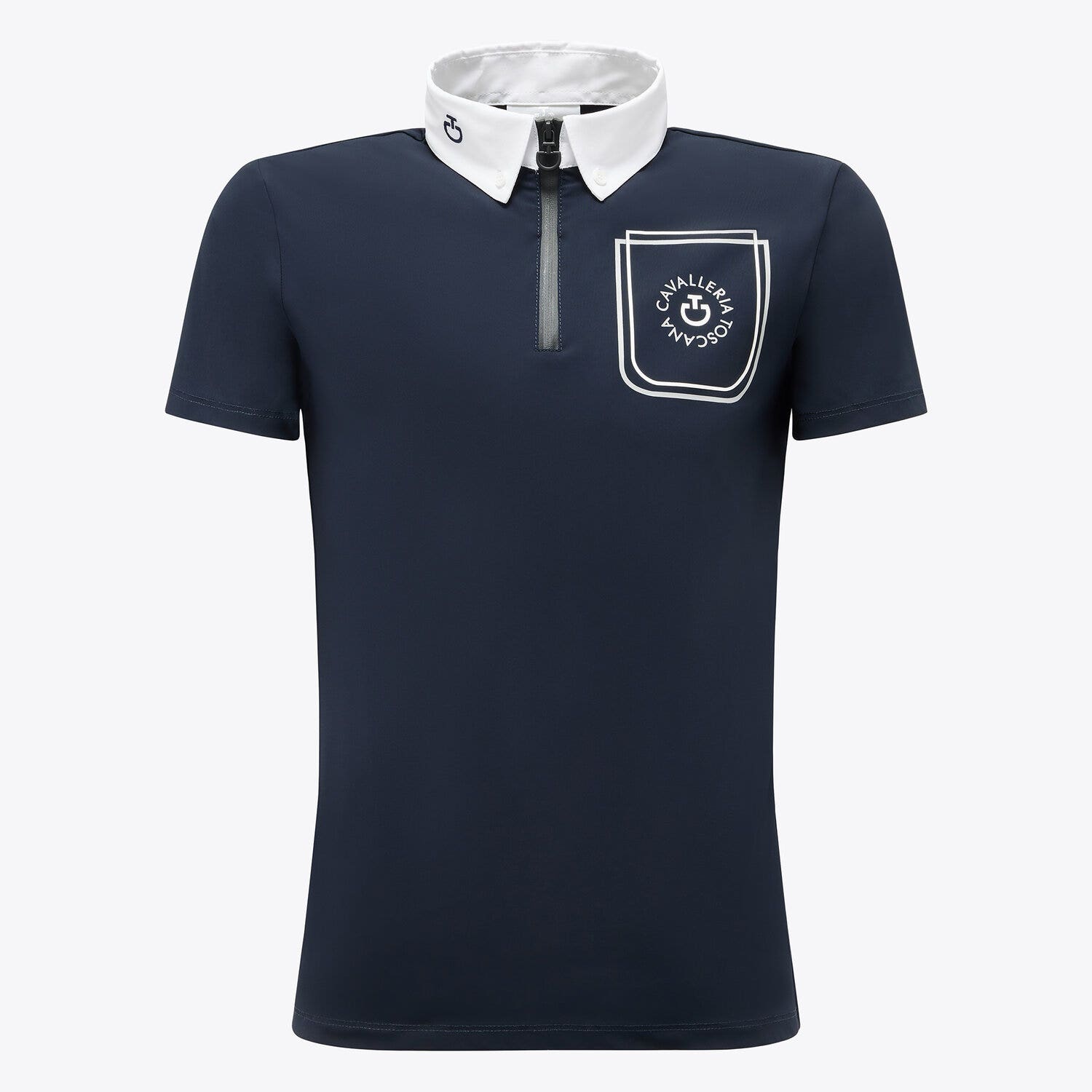 Cavalleria Toscana CT Orbit Competition Polo NAVY-1