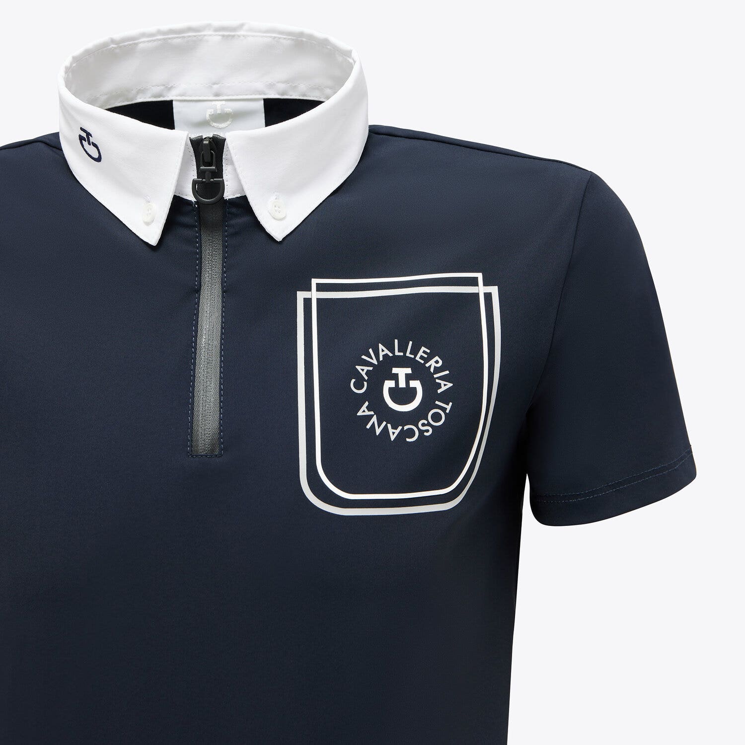 Cavalleria Toscana CT Orbit Competition Polo NAVY-3