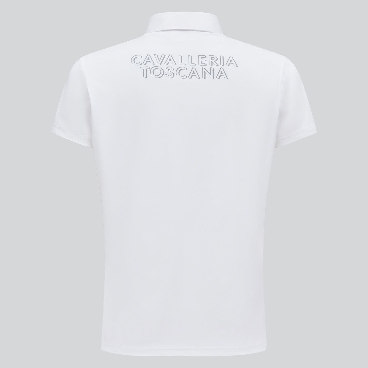 Cavalleria Toscana Boy's competition polo shirt WHITE/KNIT-2