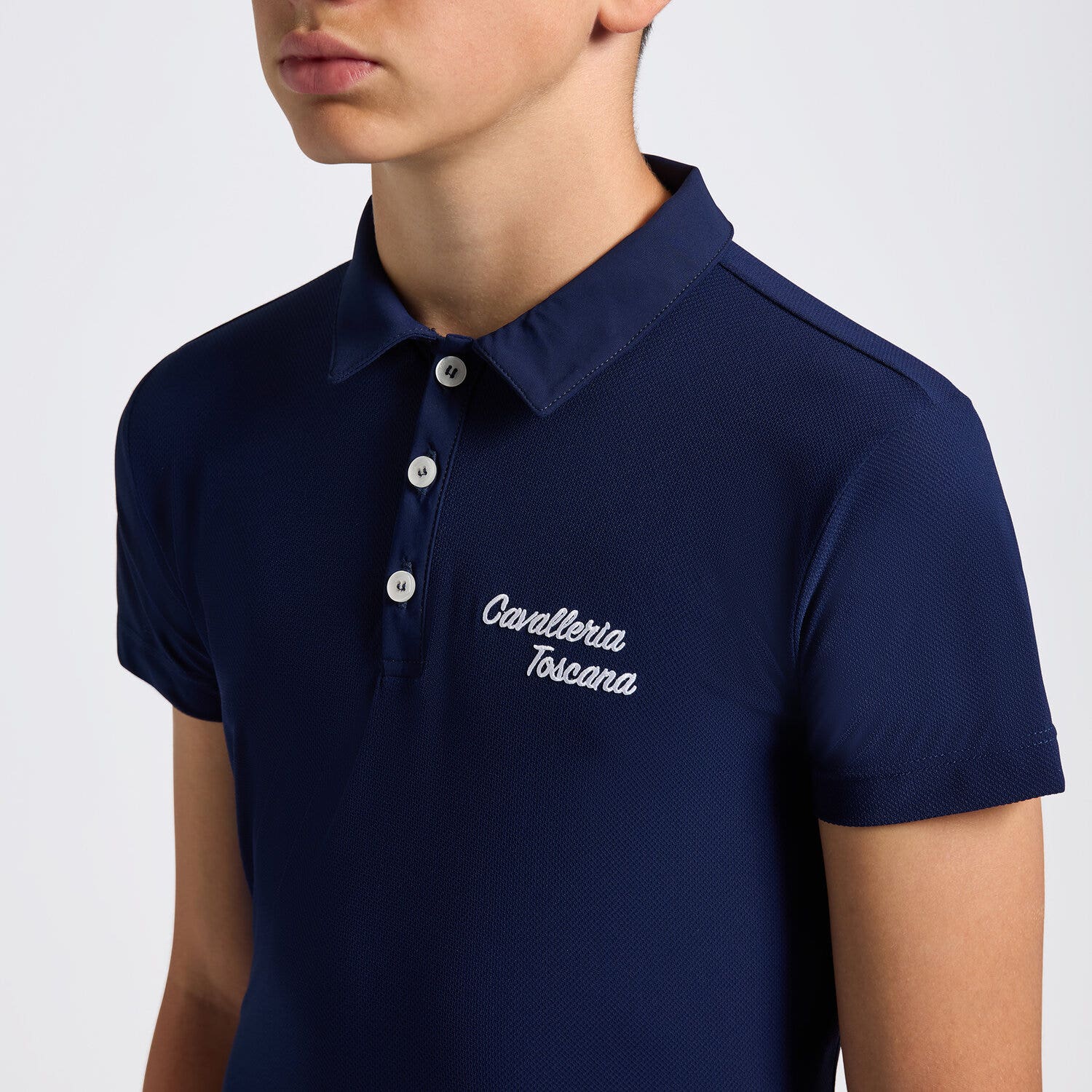 Cavalleria Toscana Cavalleria Toscana boy's Short-Sleeve Training Jersey Polo ROYAL BLUE-3