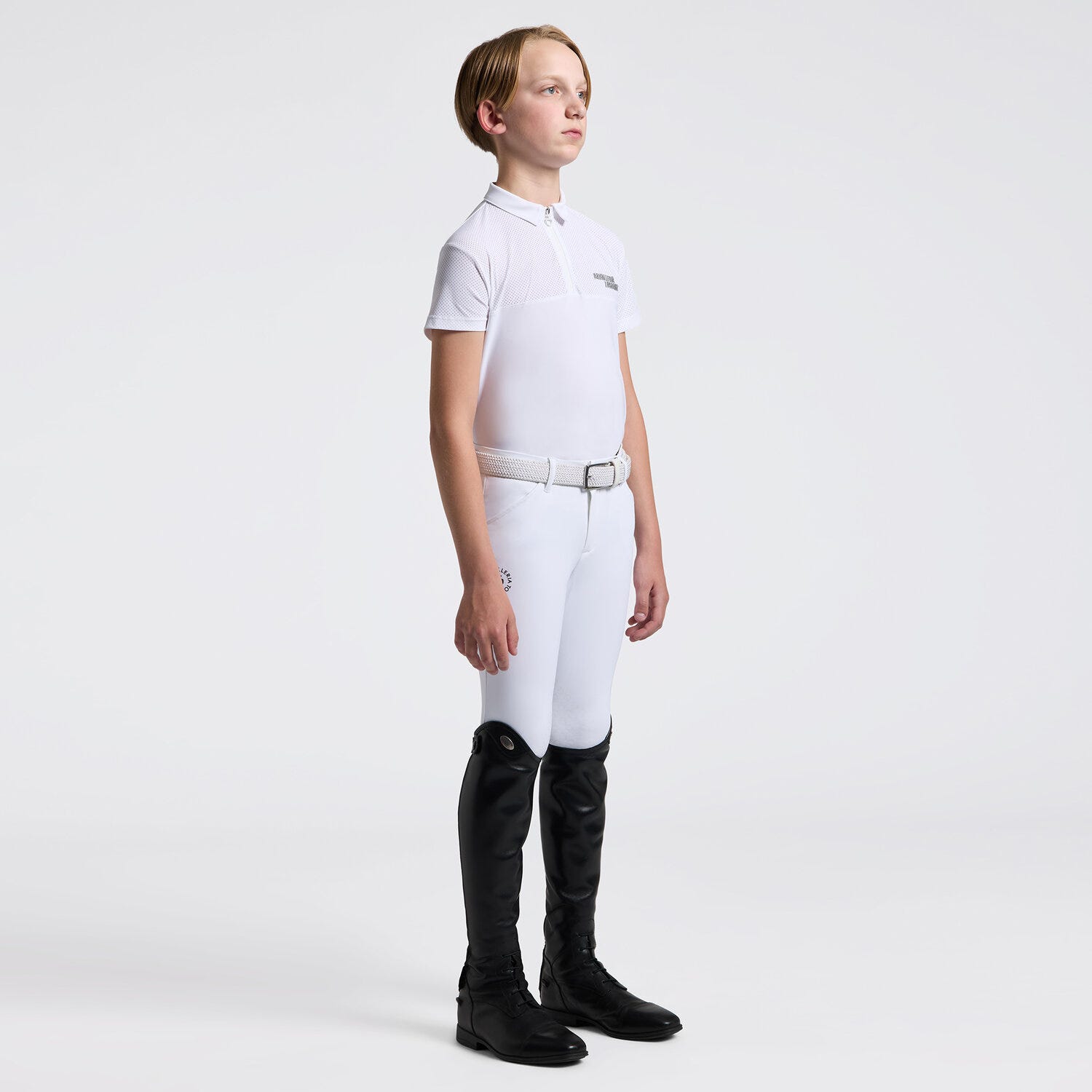 Boy's Training Polo with embroidery | Cavalleria Toscana