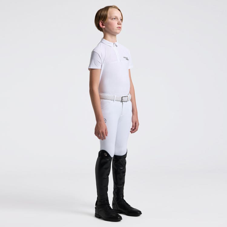 Boy's Training Polo with embroidery | Cavalleria Toscana