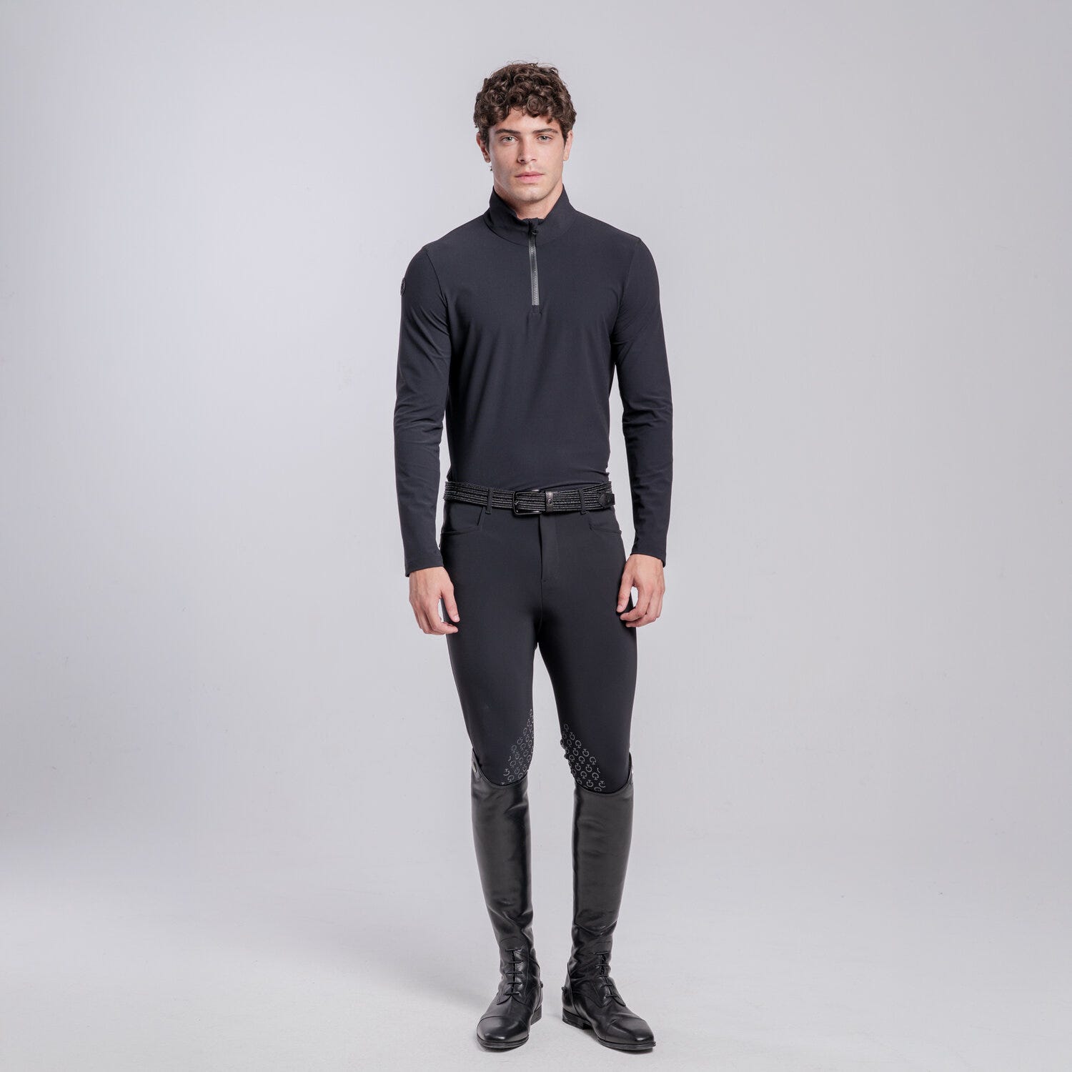 Men’s high-neck polo