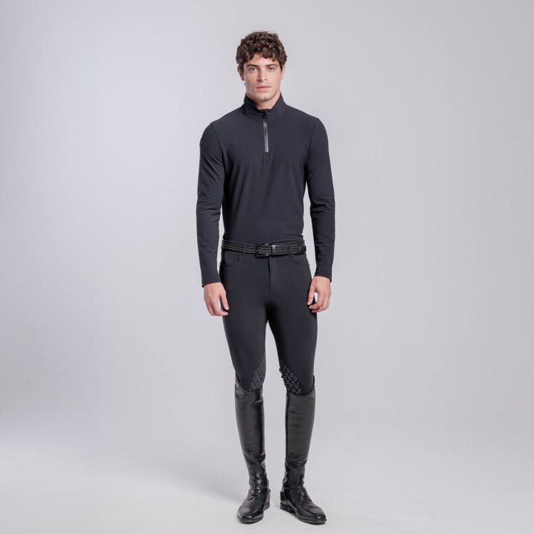 Men’s high-neck polo