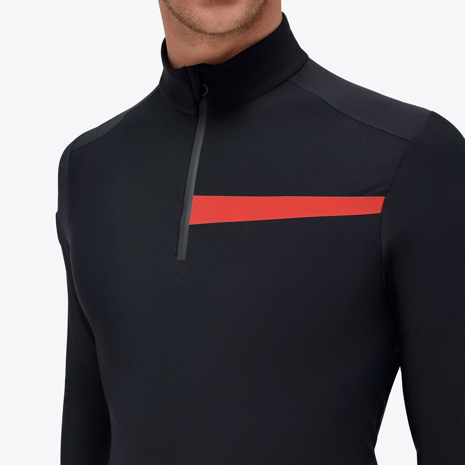 Cavalleria Toscana Men's training polo shirt BLACK-3