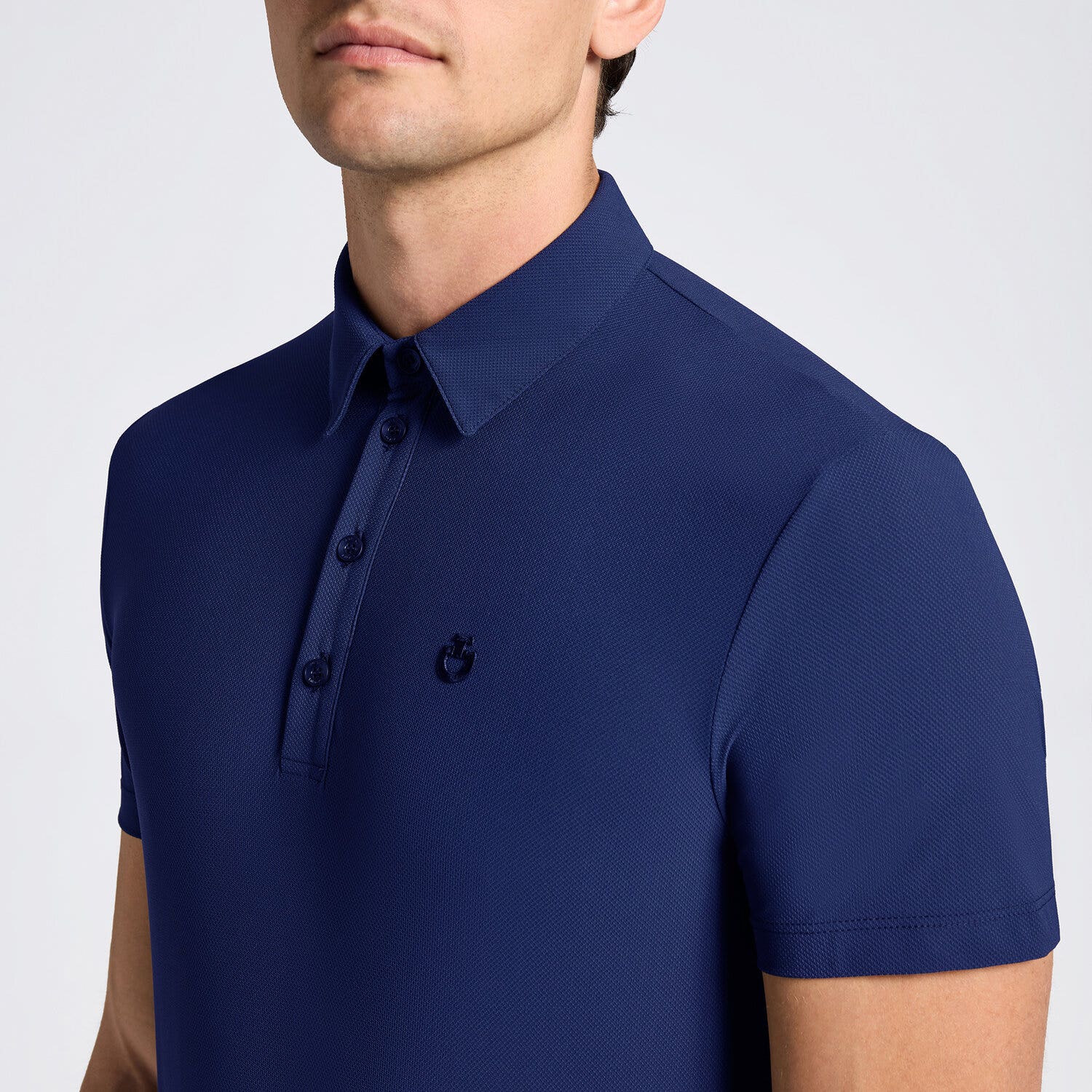Cavalleria Toscana Cavalleria Toscana Men's Technical Training Polo ROYAL BLUE-3