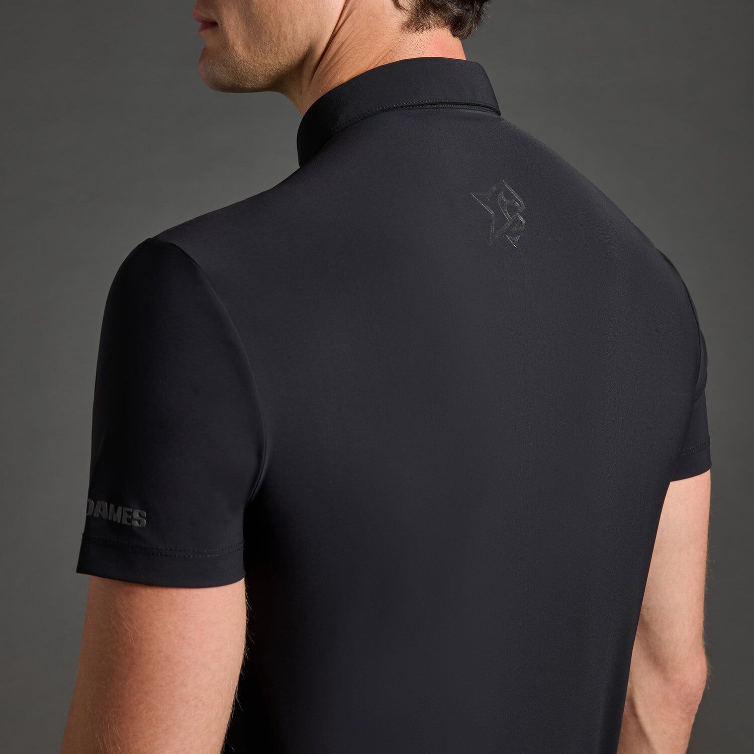 Cavalleria Toscana Men's polo shirt CT x Iron Dames BLACK-5