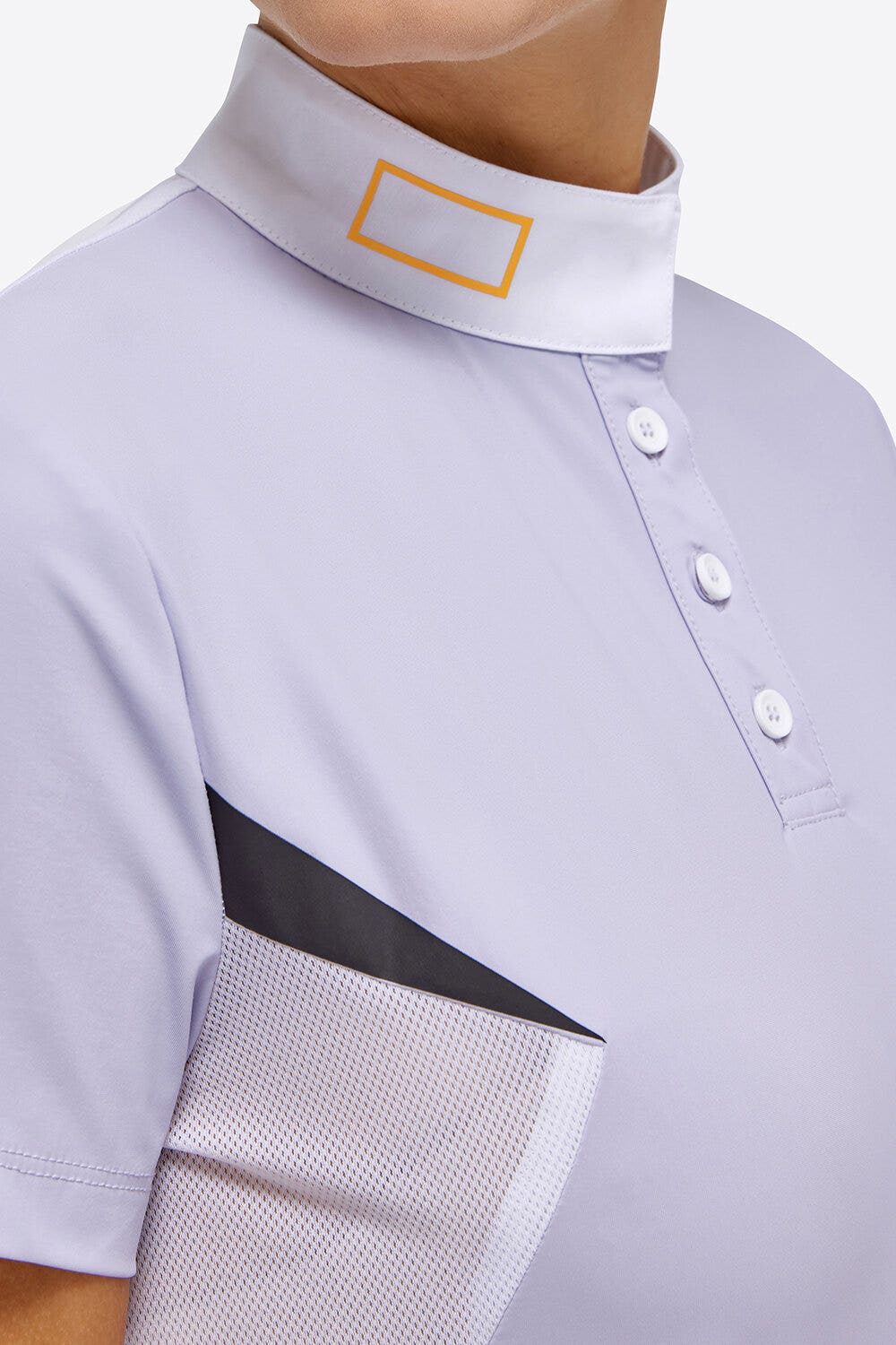 Rider's Gene RG Jersey S/S Button Competition Polo LILAC-4