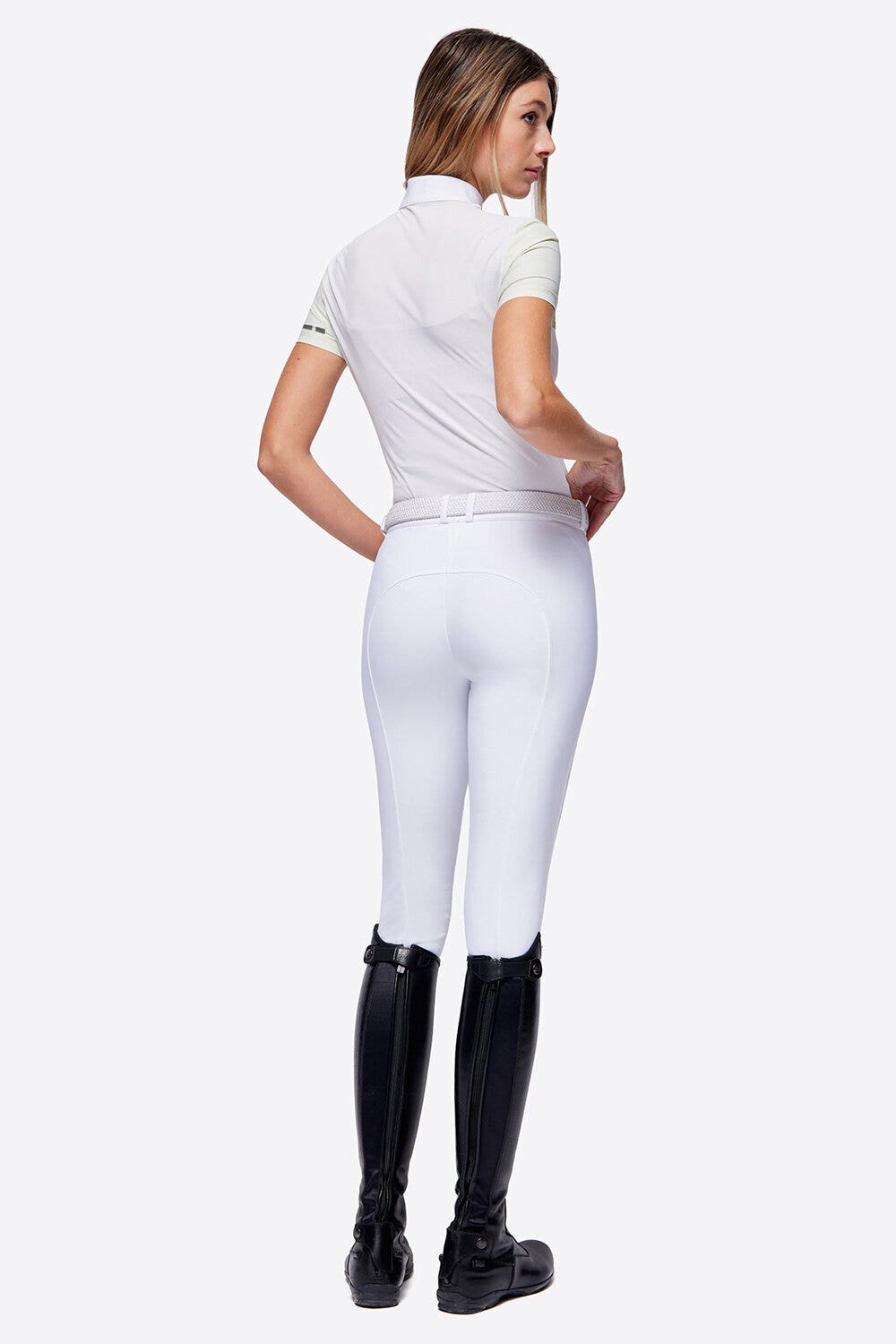 Rider's Gene RG Jersey S/S Button Competition Polo LIGHT GREEN-4