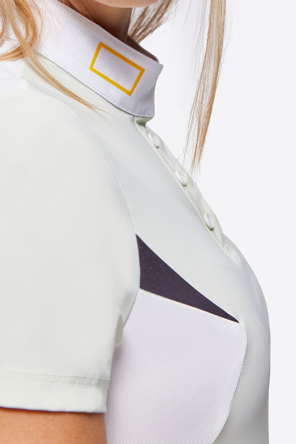 Rider's Gene RG Jersey S/S Button Competition Polo LIGHT GREEN-5