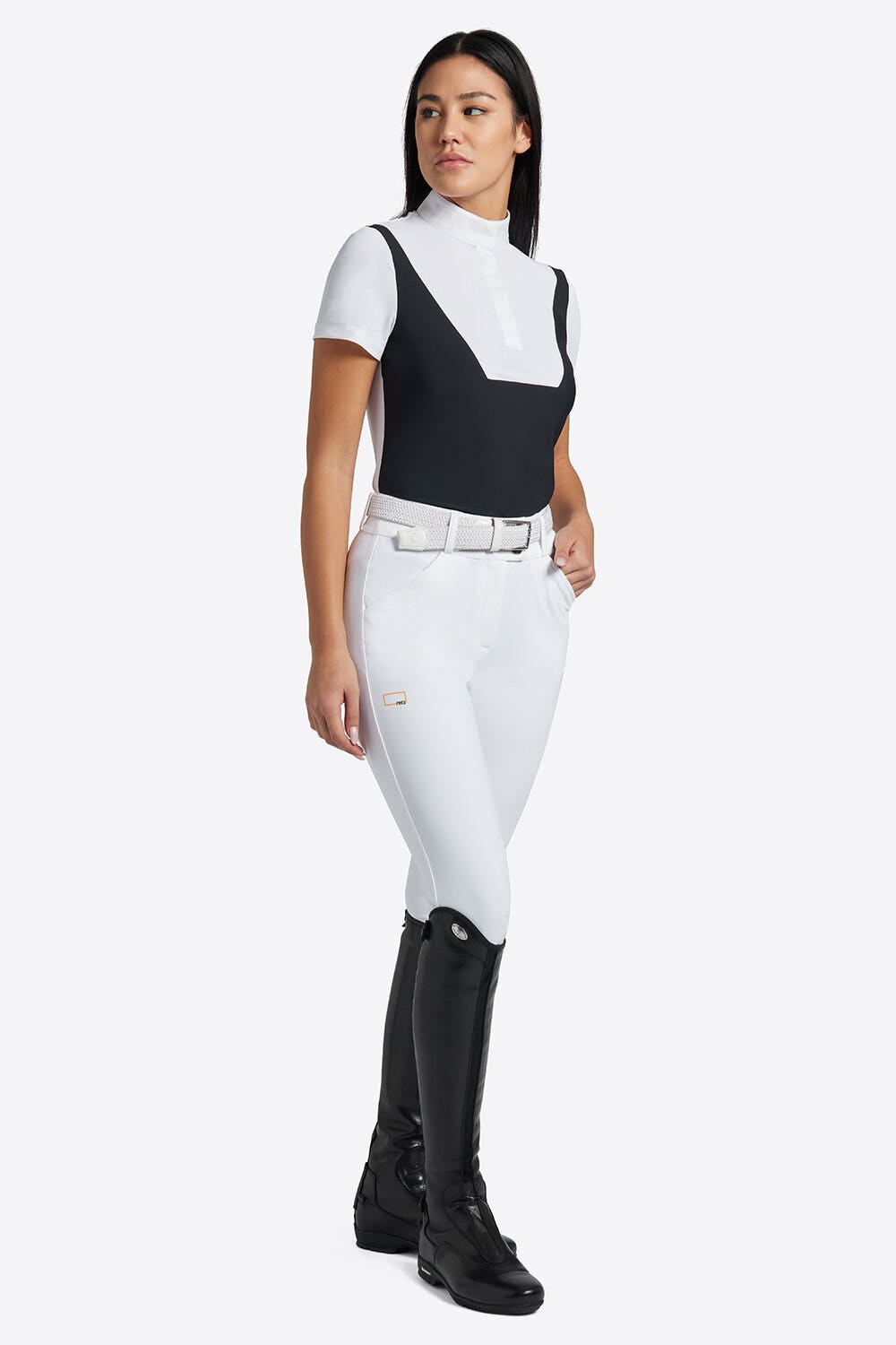 Rider's Gene Polo Rider's Gene da concorso da donna NAVY-2