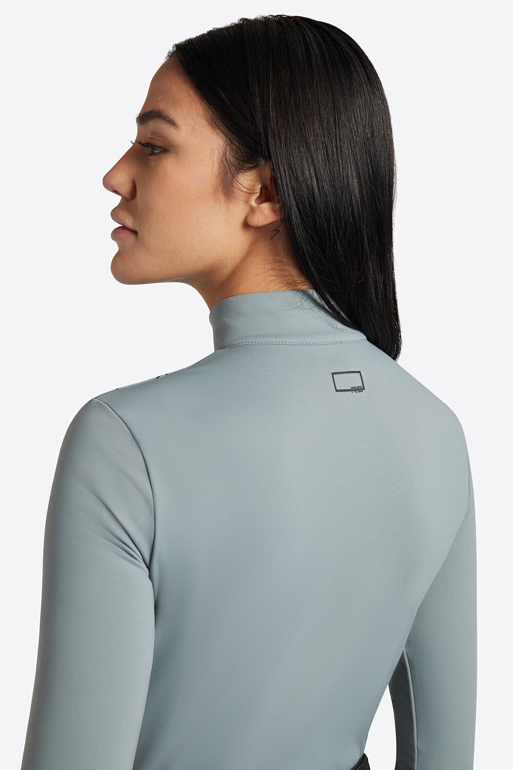 Rider's Gene Polo da Allenamento Rider's Gene da Donna in Jersey Fleece con Zip LAVA SMOKE-4