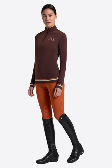 Polo Tecnica Rider’s Gene da Donna in Jersey Termico Manica Lunga