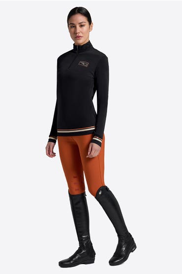 Polo Tecnica Rider’s Gene da Donna in Jersey Termico Manica Lunga