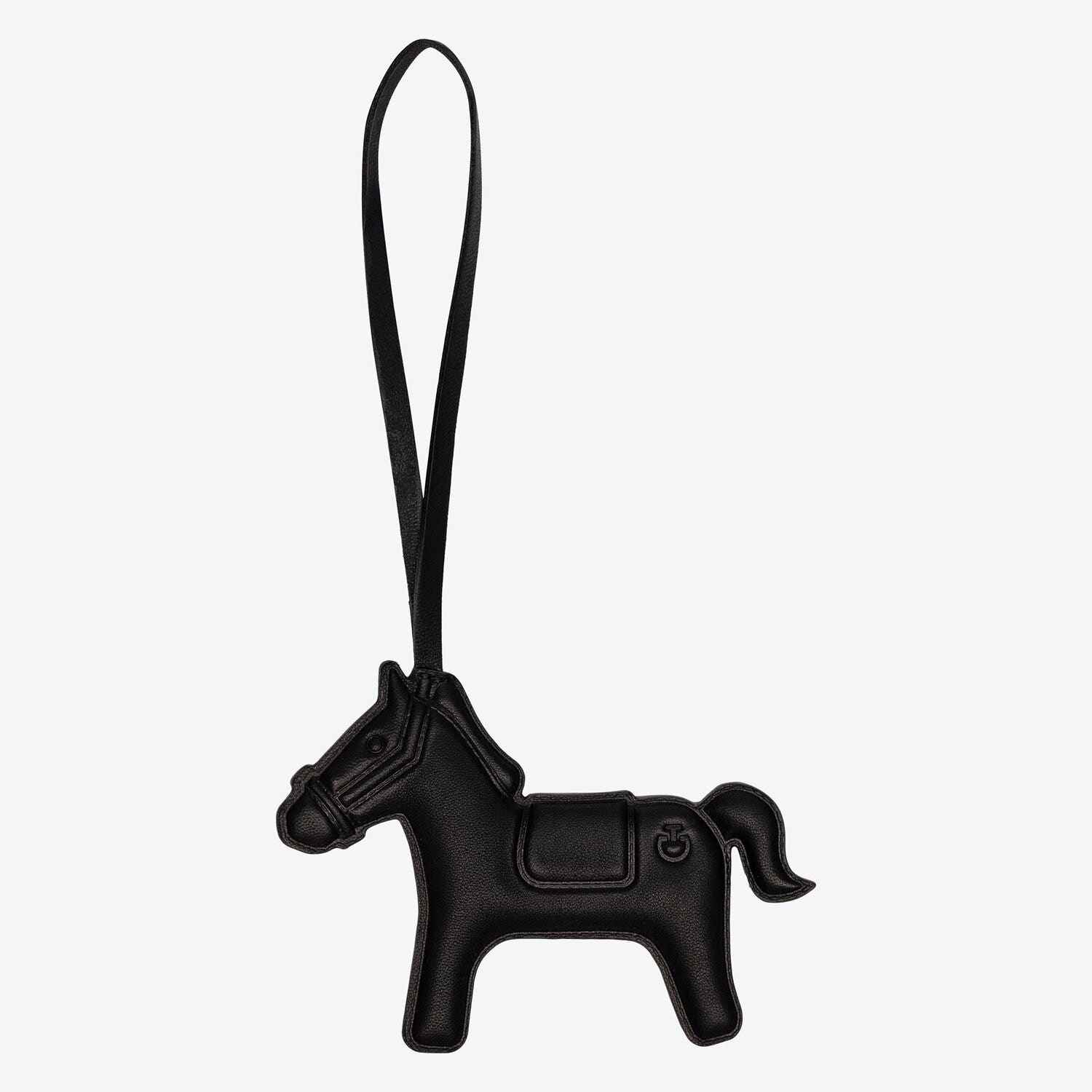 Cavalleria Toscana Cavalleria Toscana Keyring with Carabiner BLACK-1