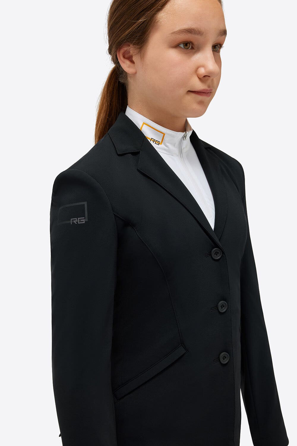 Rider's Gene Giacca Rider's Gene da concorso da bambina BLACK-3