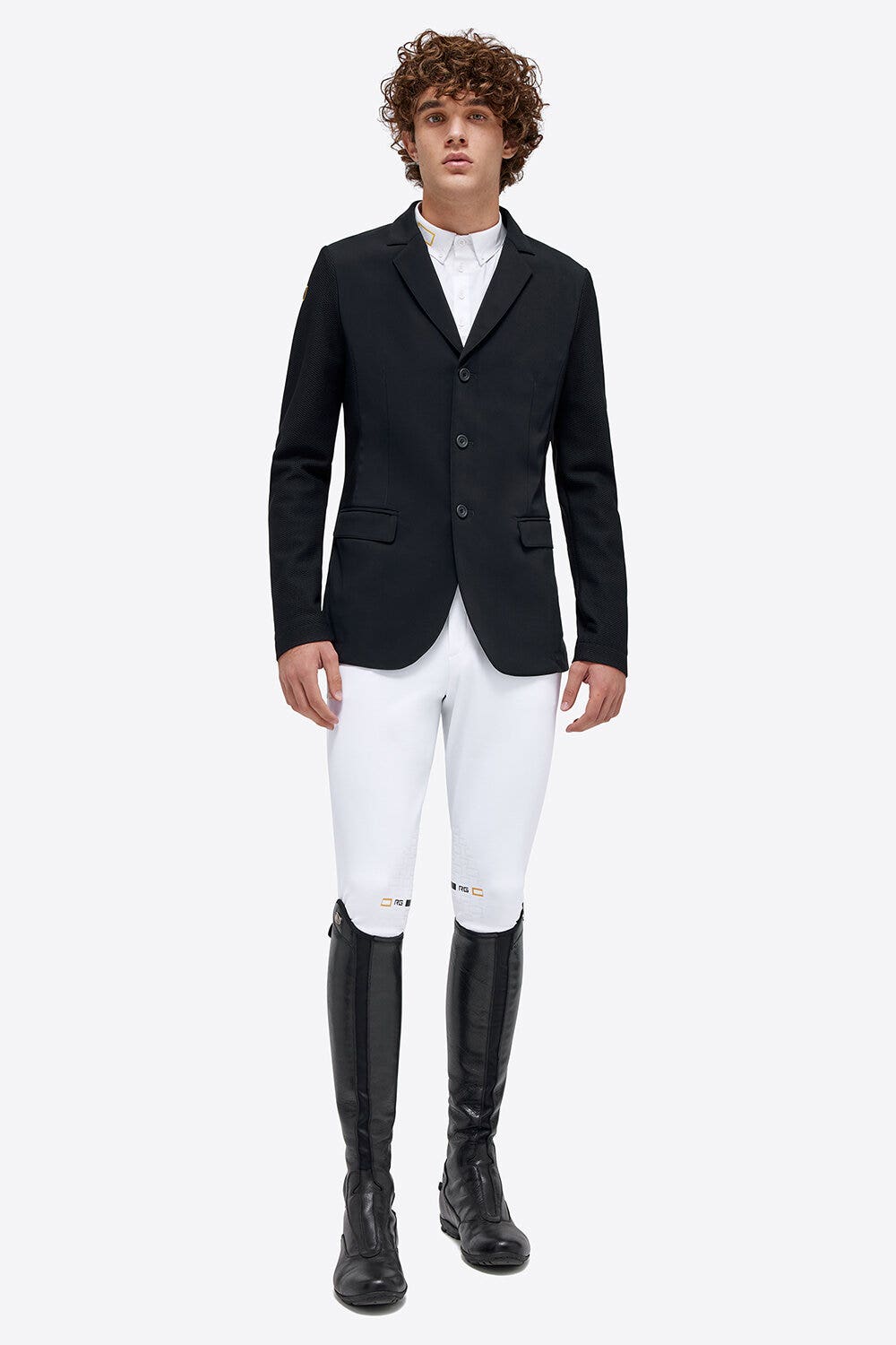 Rider's Gene RG men's competition jacket BLACK/MUSTAD-1