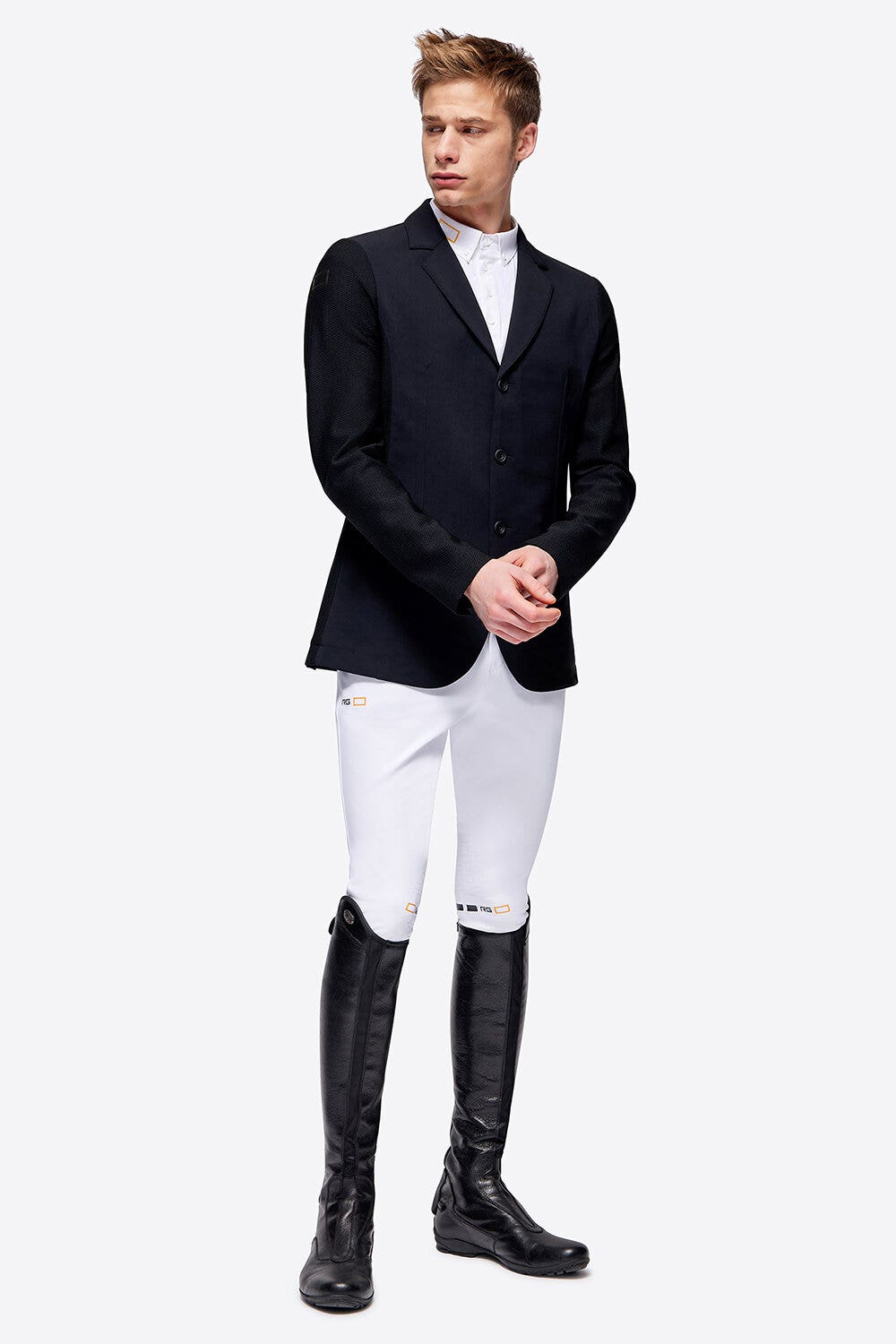Rider's Gene RG men's competition jacket BLACK-1