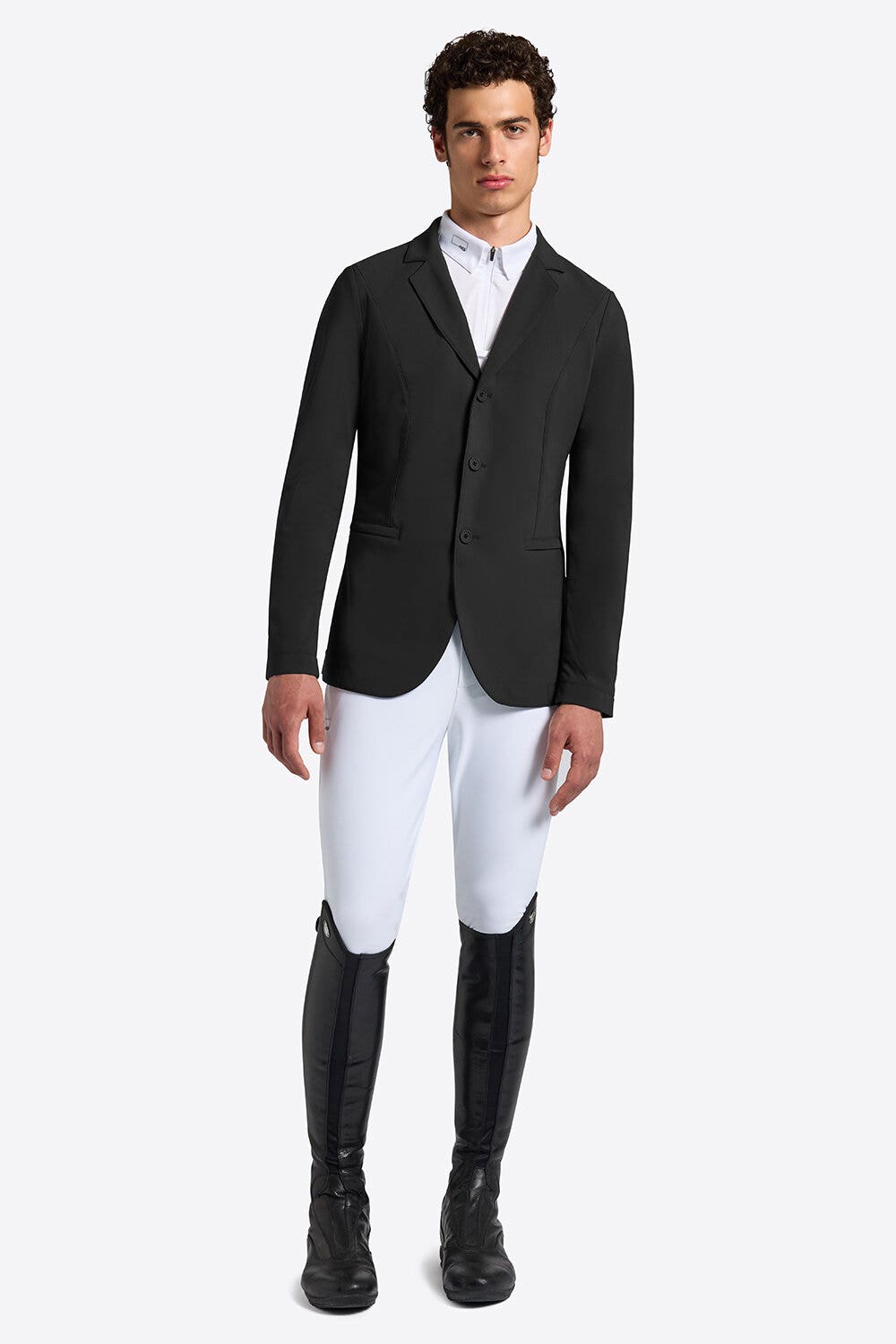 Rider's Gene Rider’s Gene Men’s Competition Jersey Jacket BLACK-1