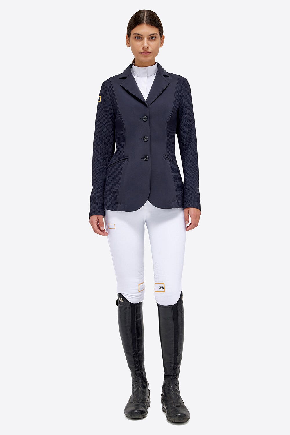 Rider's Gene Rider's Gene women's competition jacket with buttons NAVY-1