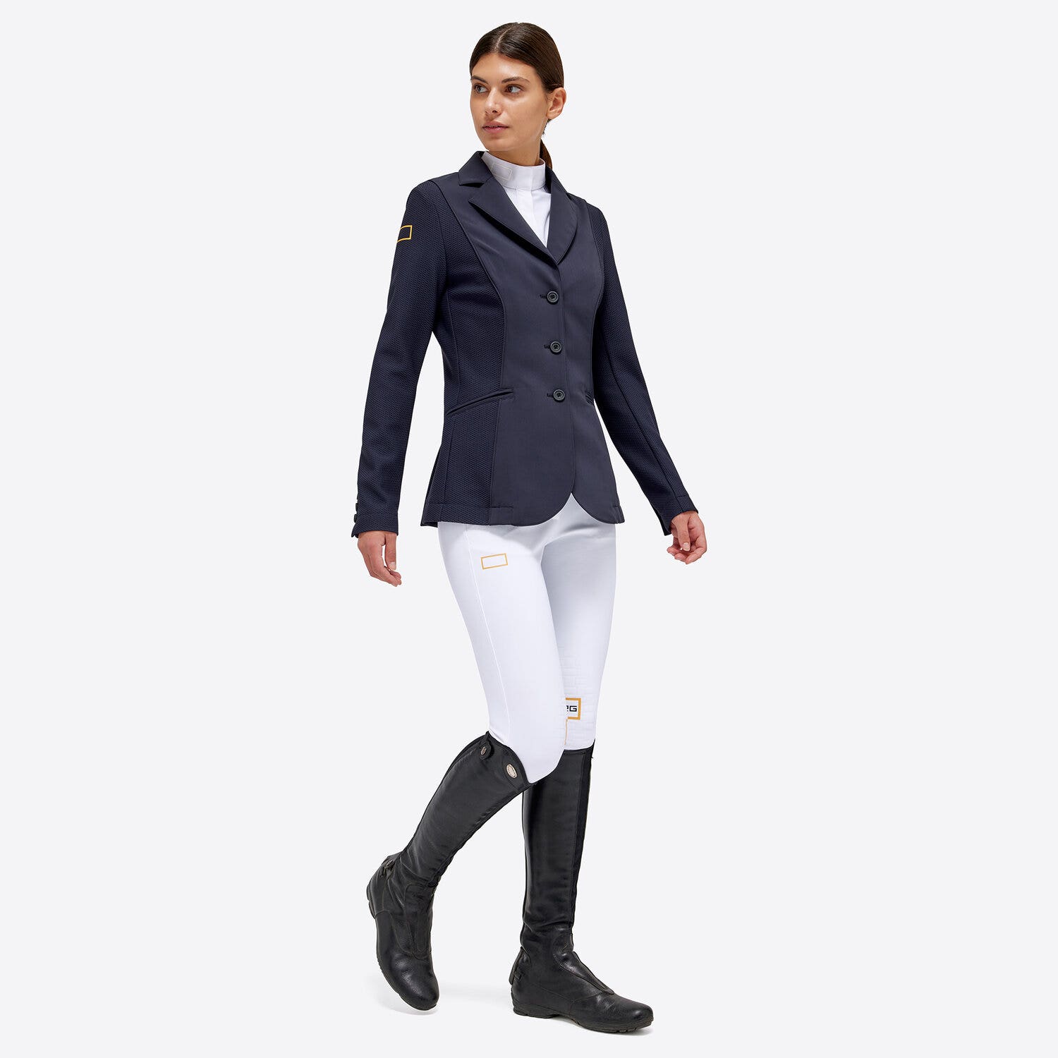 Rider's Gene Rider's Gene women's competition jacket with buttons NAVY-2