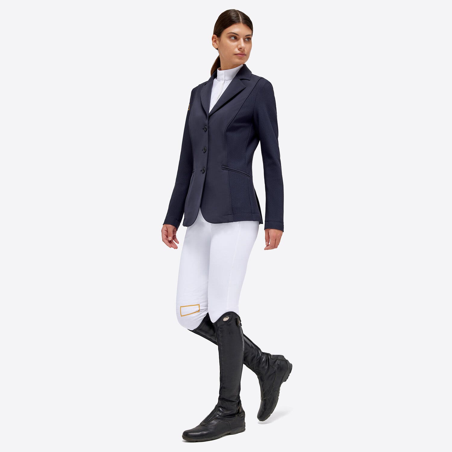 Rider's Gene Rider's Gene women's competition jacket with buttons NAVY-4