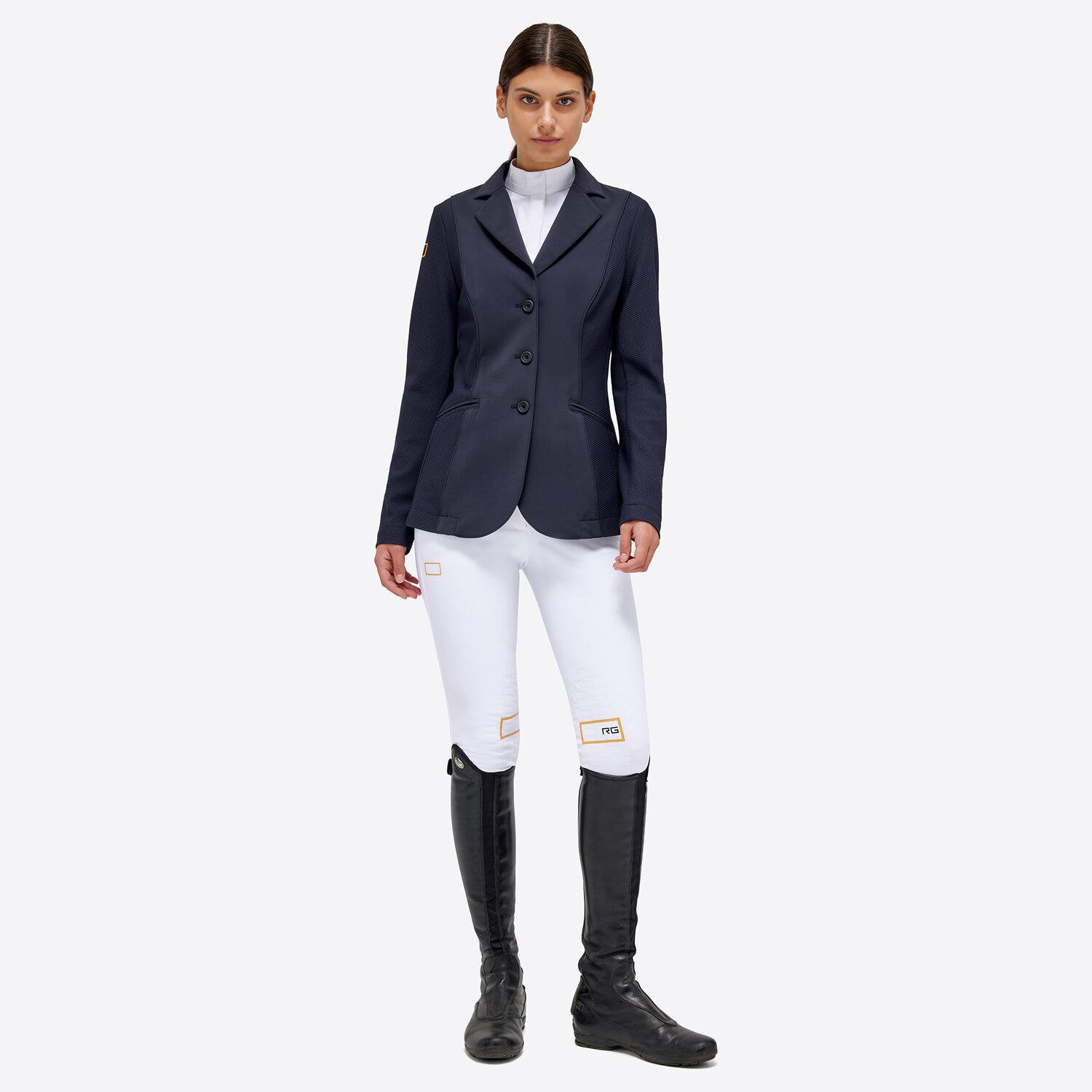 Rider's Gene Rider's Gene women's competition jacket with buttons NAVY-6