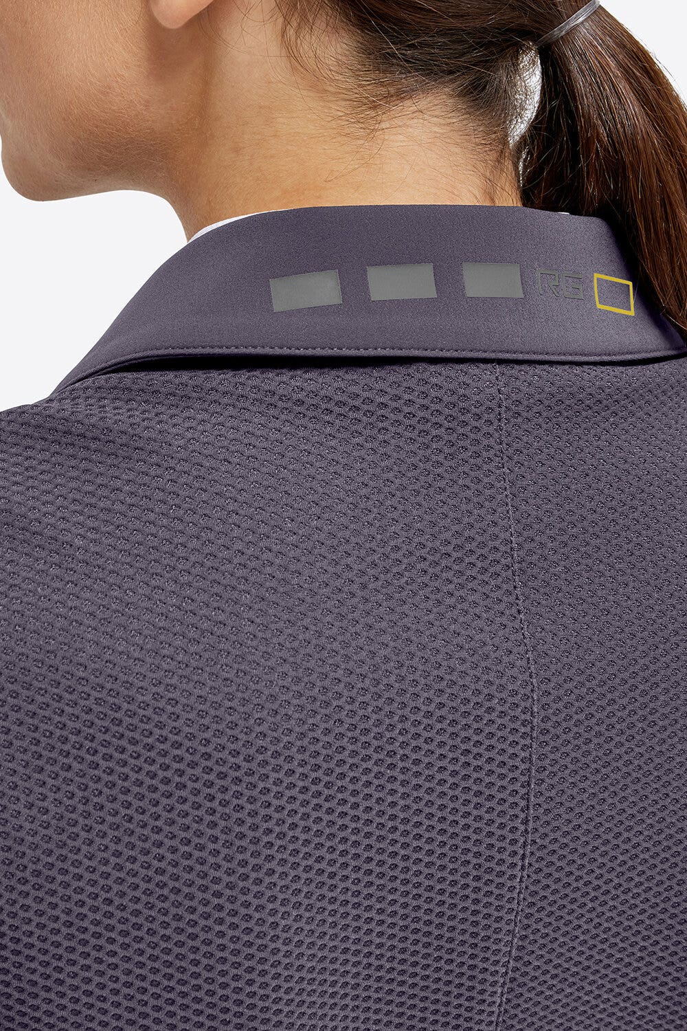 Rider's Gene Rider's Gene Women's Jersey and Mesh Riding Jacket Graphite Grey-3