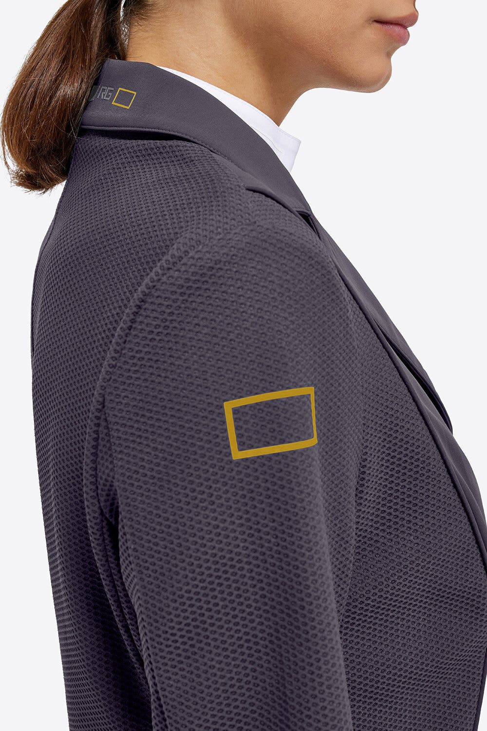 Rider's Gene Rider's Gene Women's Jersey and Mesh Riding Jacket Graphite Grey-4