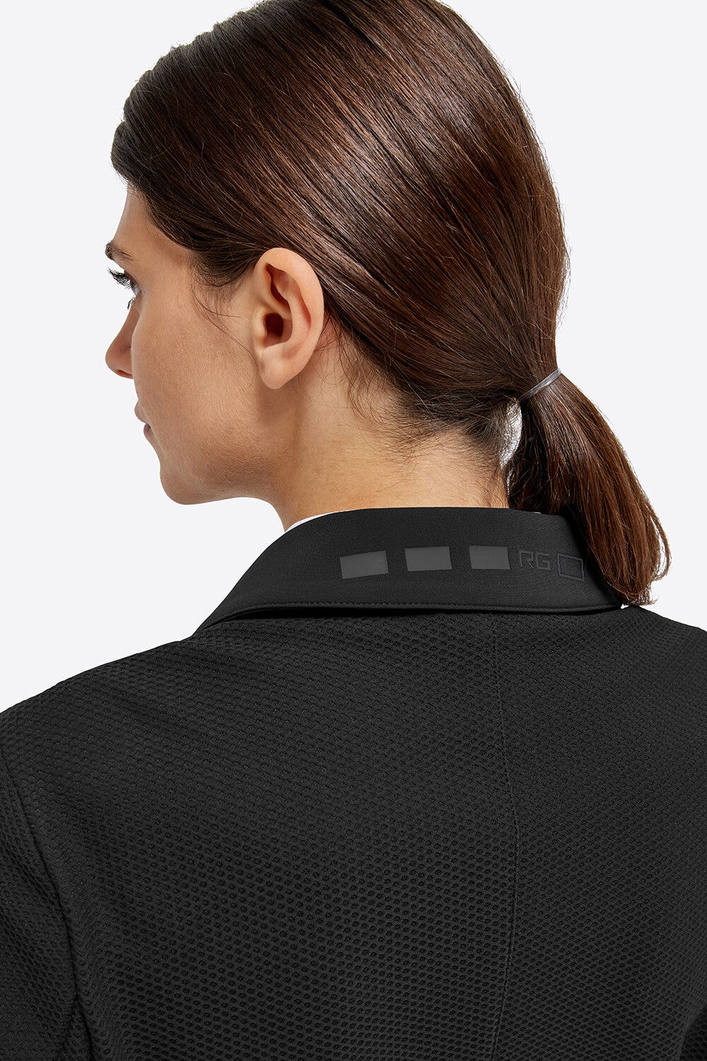 Rider's Gene Rider's Gene women's competition jacket with buttons BLACK-4