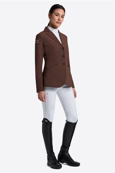 Rider's Gene Giacca Rider's Gene da Donna da Competizione con Bottoni SHAVED CHOCOLATE-1